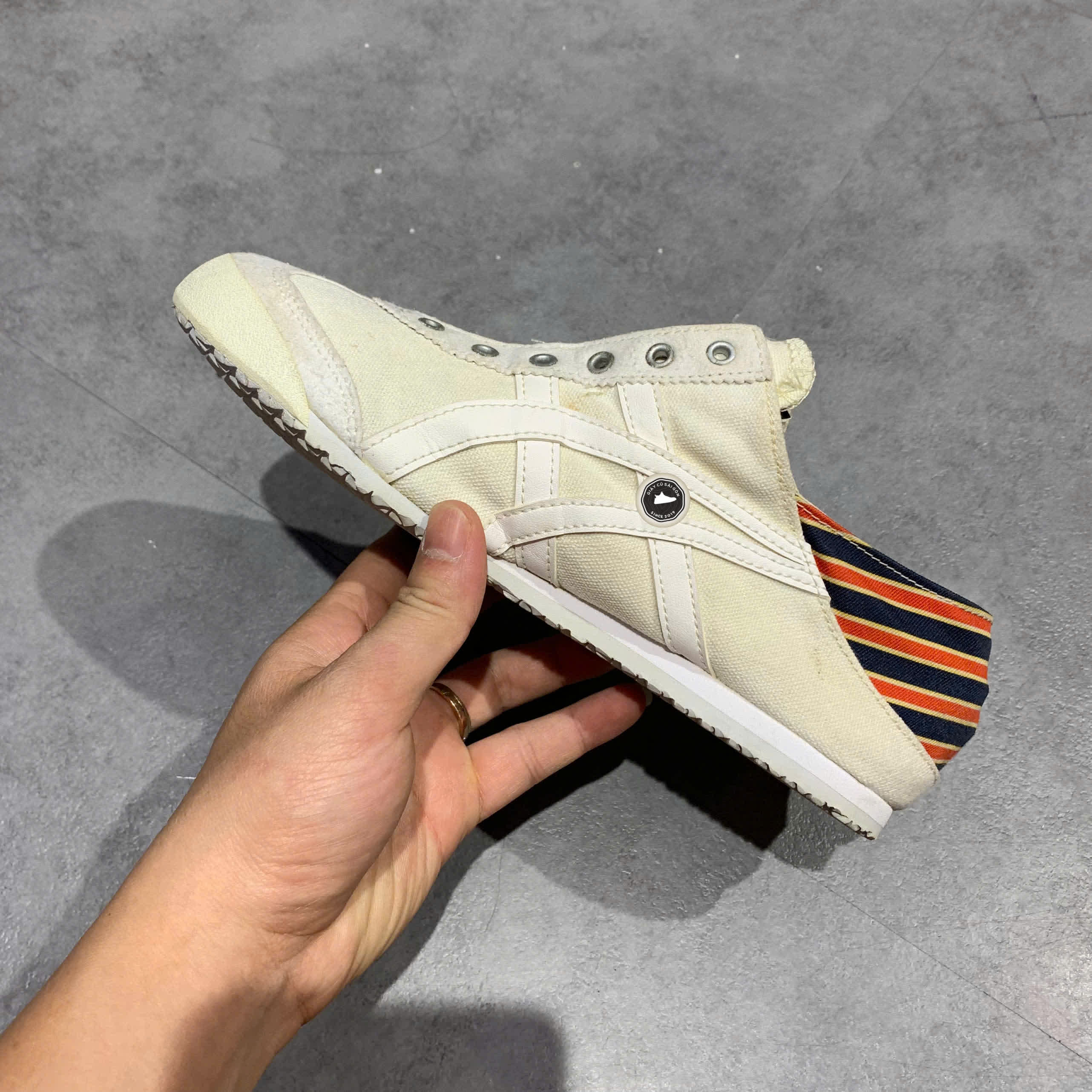 ONITSUKA TIGER MEXICO 66 PARATY 1183A437 - SIZE 38 GIÀY 2HAND CHÍNH HÃNG PVN20214