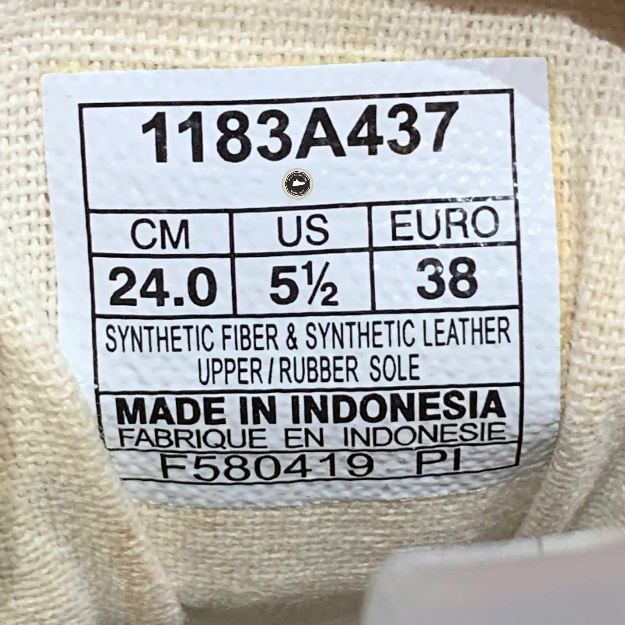 ONITSUKA TIGER MEXICO 66 PARATY 1183A437 - SIZE 38 GIÀY 2HAND CHÍNH HÃNG PVN20214