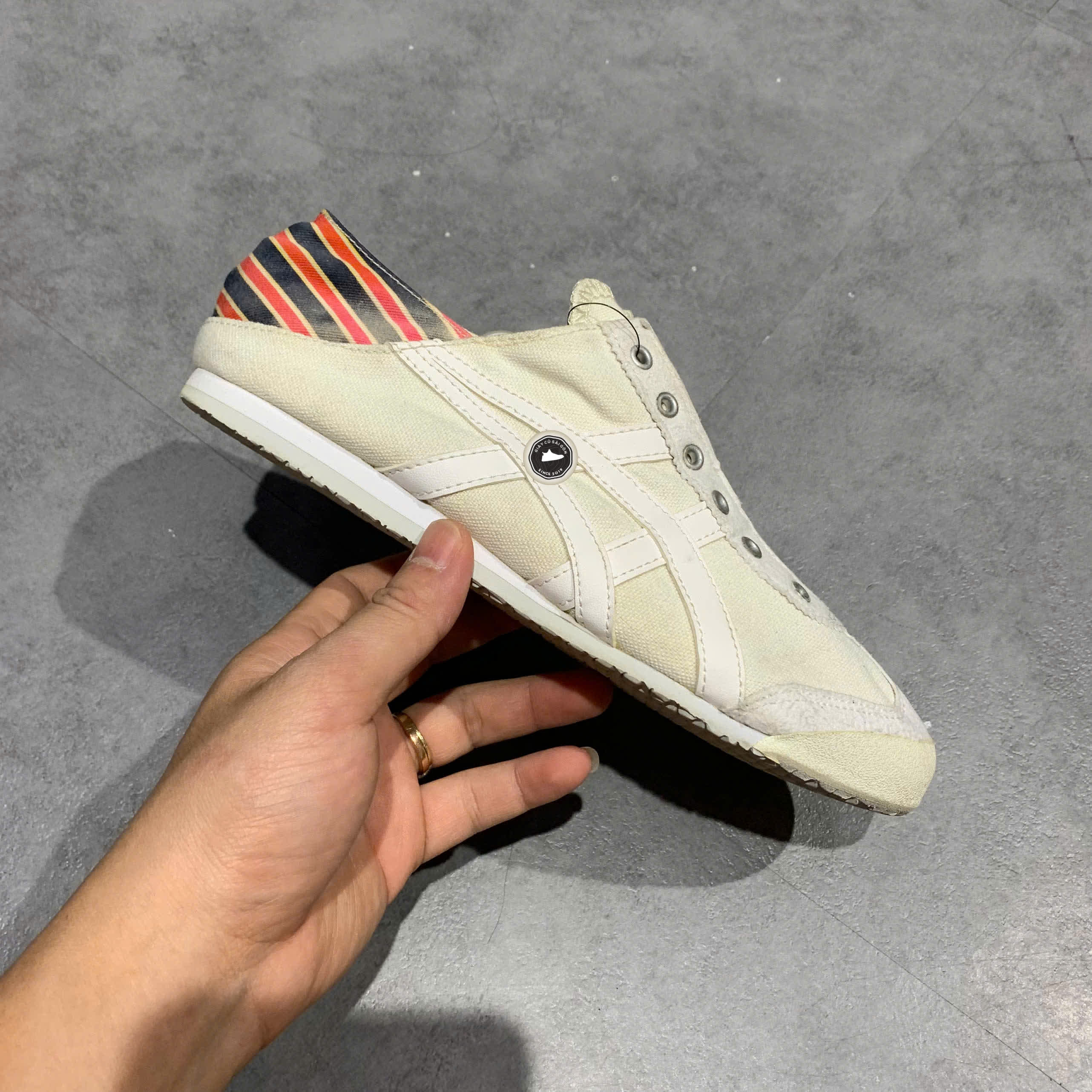 ONITSUKA TIGER MEXICO 66 PARATY 1183A437 - SIZE 38 GIÀY 2HAND CHÍNH HÃNG PVN20214