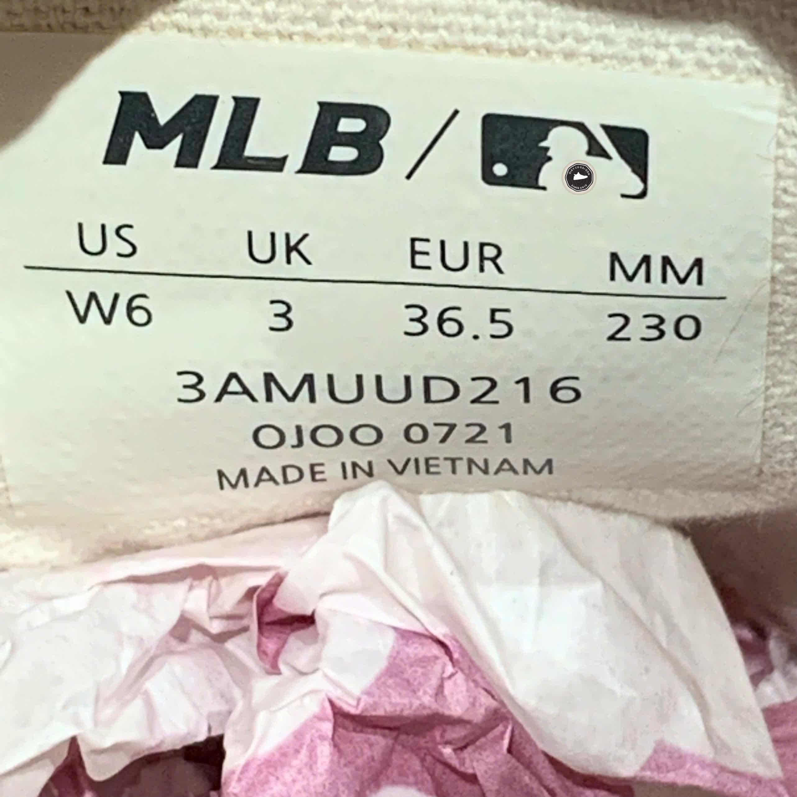 MLB JOGGER MỤC “3AMUUD216” SIZE 36.5 GIÀY 2HAND CHÍNH HÃNG PVN20133