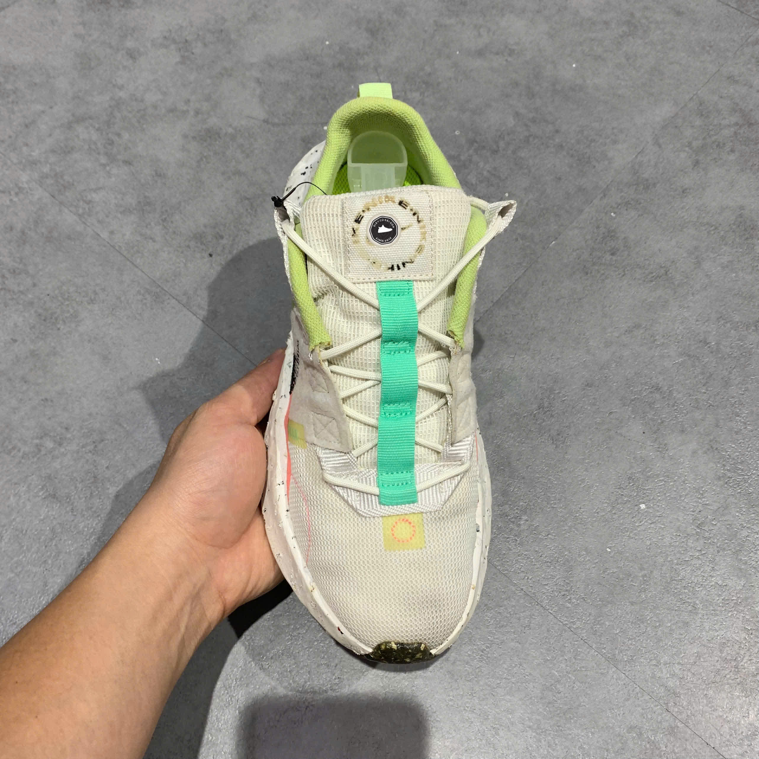 NIKE CRATER IMPACT CW2386-101 SIZE 38.5 GIÀY 2HAND CHÍNH HÃNG PVN20253