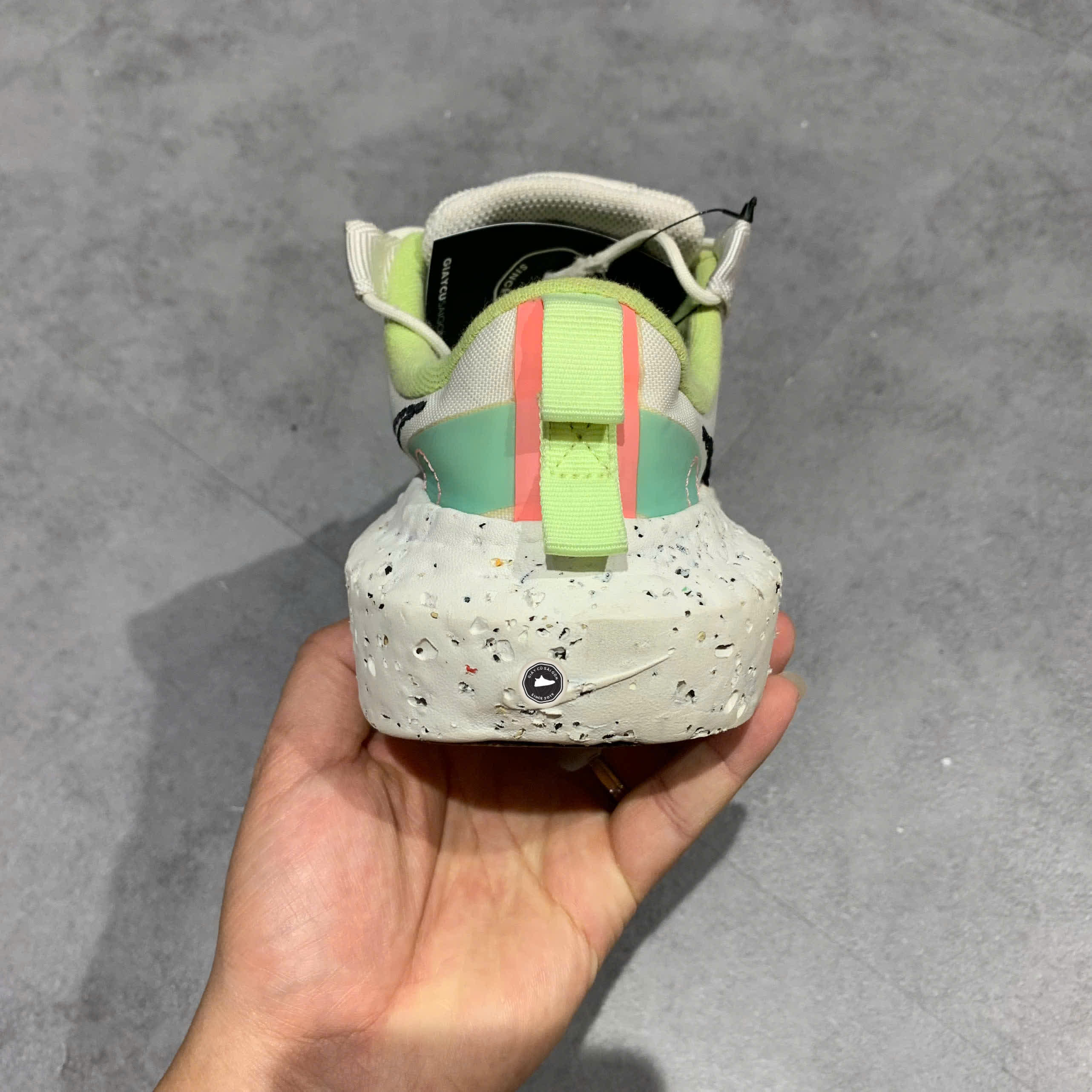 NIKE CRATER IMPACT CW2386-101 SIZE 38.5 GIÀY 2HAND CHÍNH HÃNG PVN20253