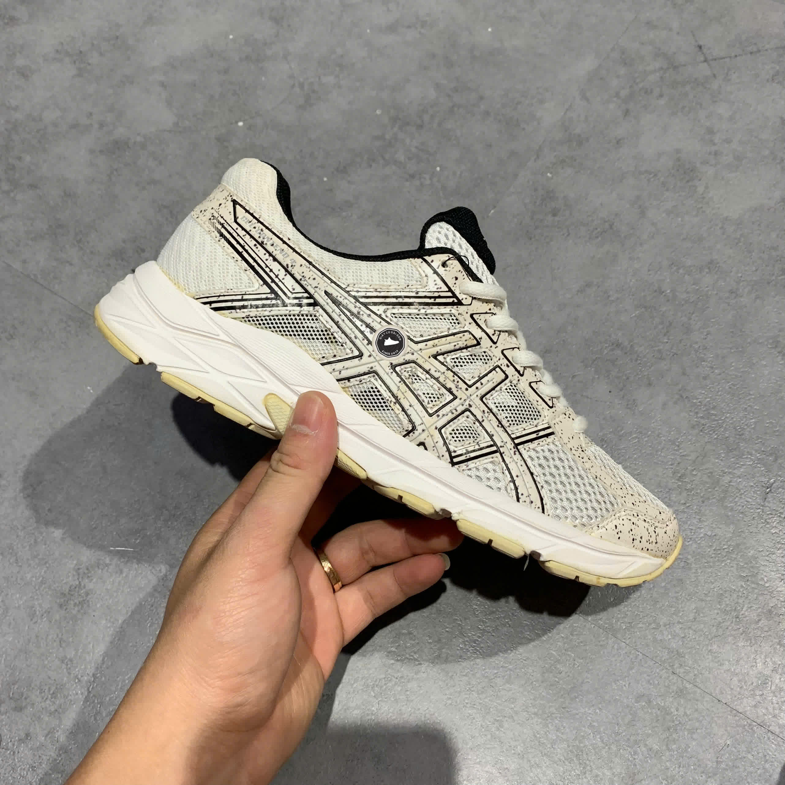 ASICS GEL-CONTEND 4 T8D9Q SIZE 36 GIÀY 2HAND CHÍNH HÃNG PVN20171