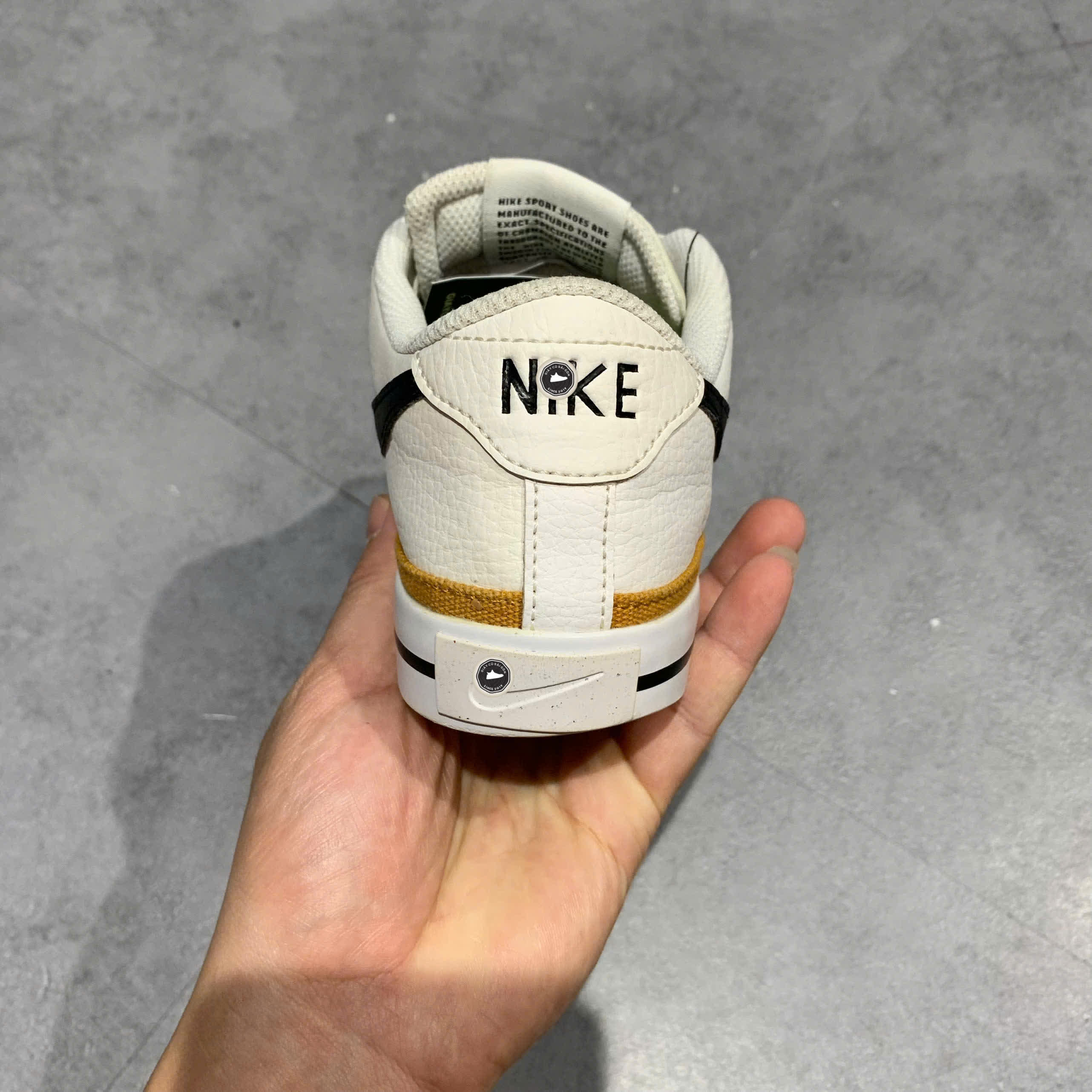 NIKE COURT LEGACY NEXT NATURE DH3161-100 SIZE 38 GIÀY 2HAND CHÍNH HÃNG PVN20141