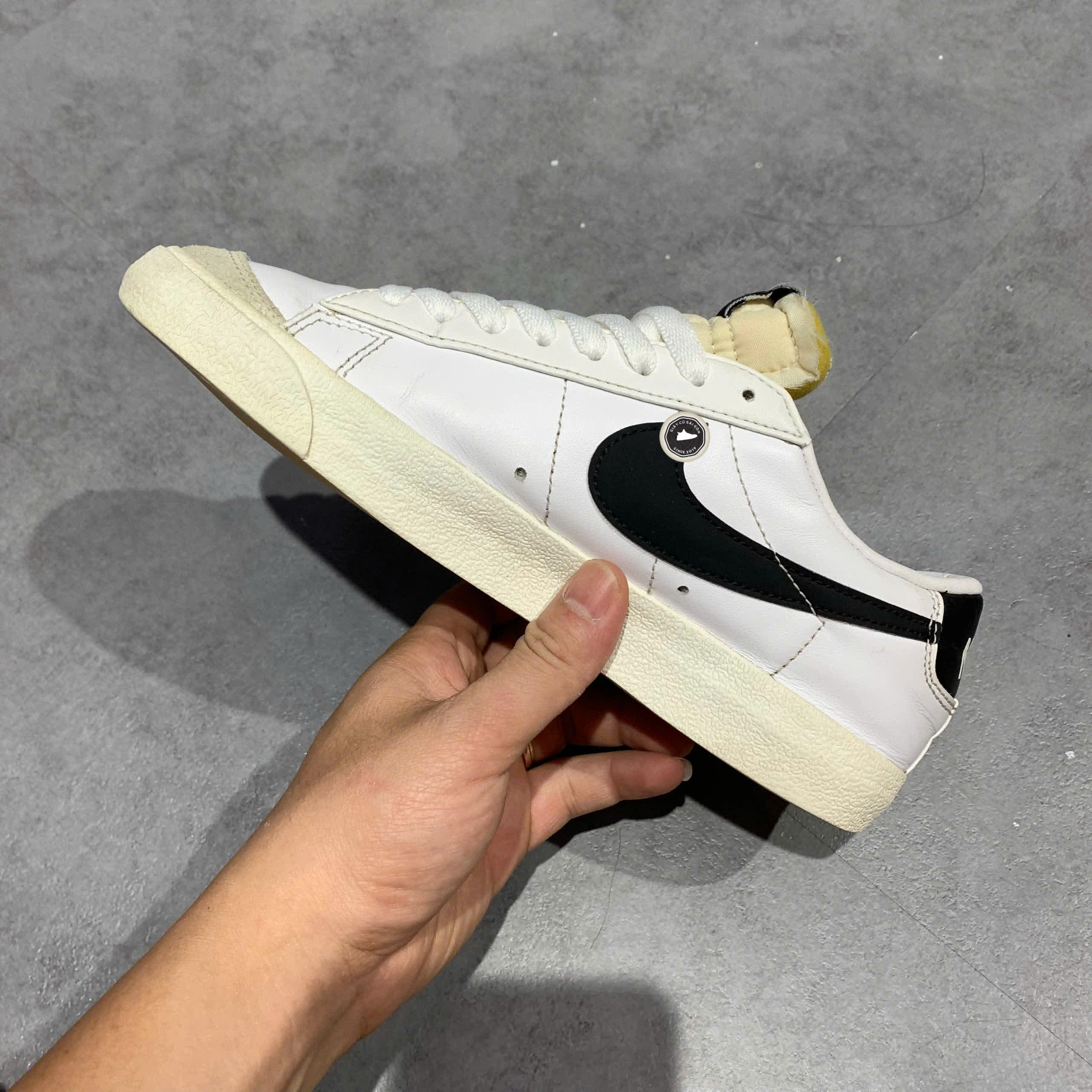NIKE BLAZER LOW ’77 DC4769-102 SIZE 38 GIÀY 2HAND CHÍNH HÃNG PVN20142