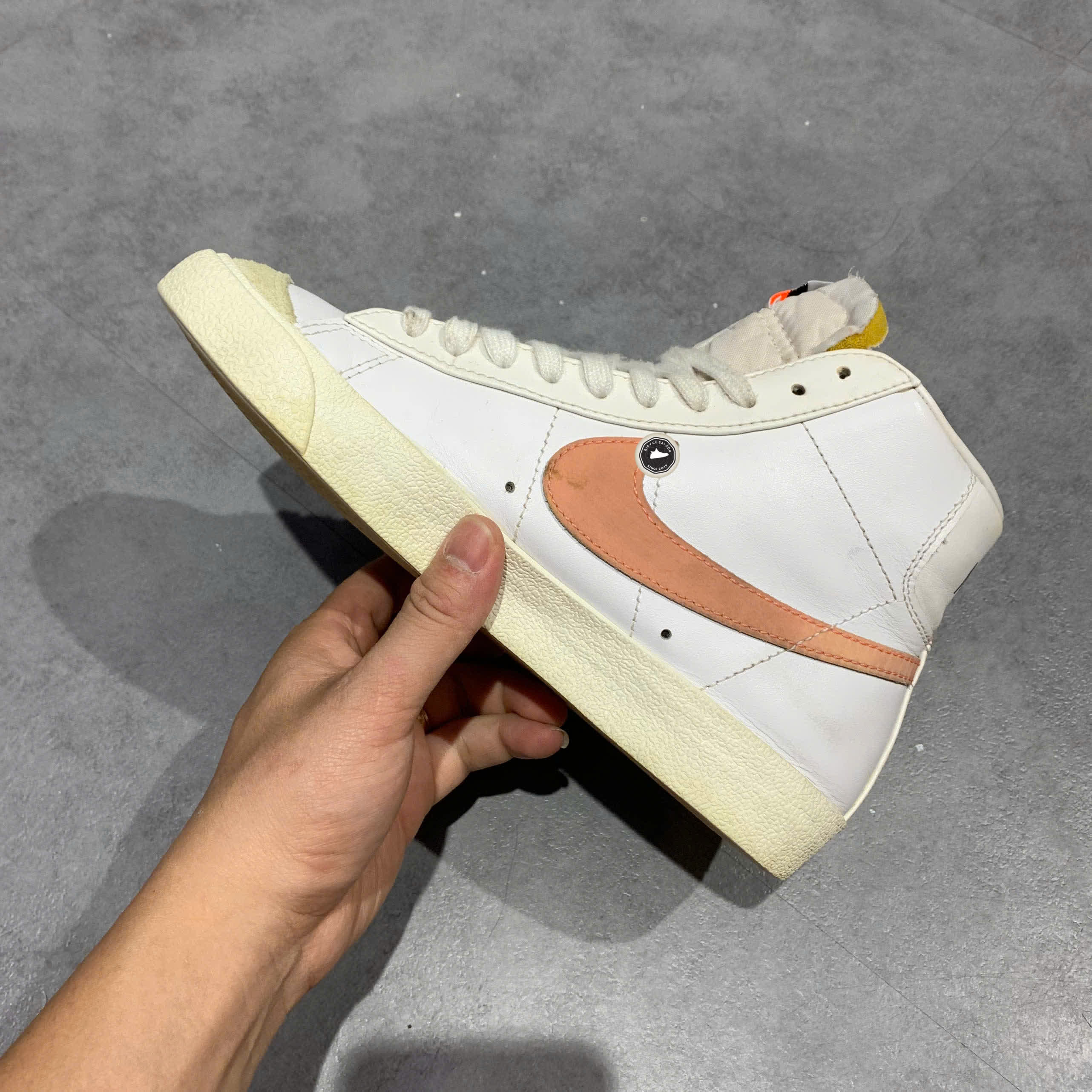 NIKE BLAZER MID ’77 VINTAGE ATOMIC PINK CZ1055-110 SIZE 38.5 GIÀY 2HAND CHÍNH HÃNG PVN20146