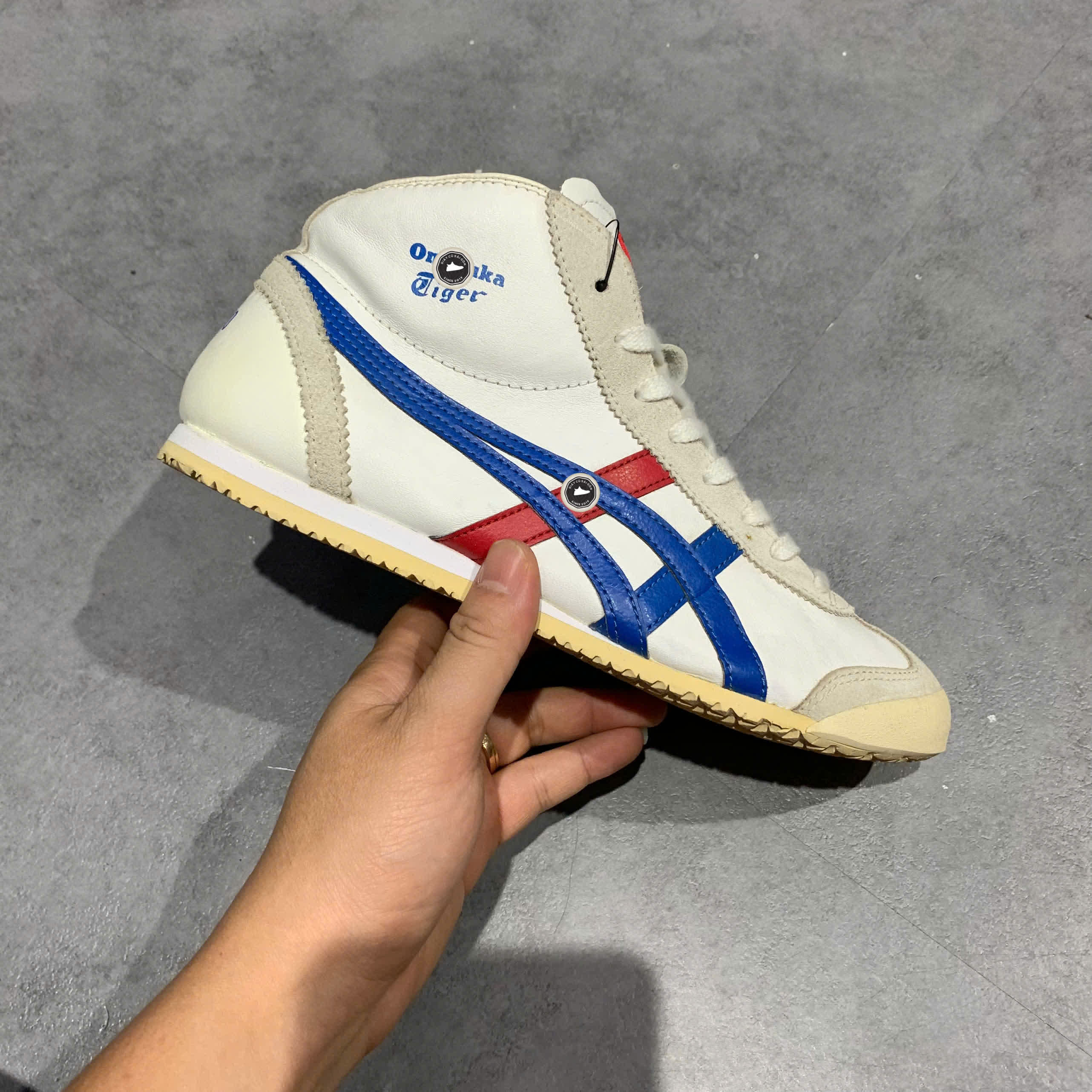 ONITSUKA TIGER MEXICO MID RUNNER DL409 SIZE 39.5 GIÀY 2HAND CHÍNH HÃNG PVN20246