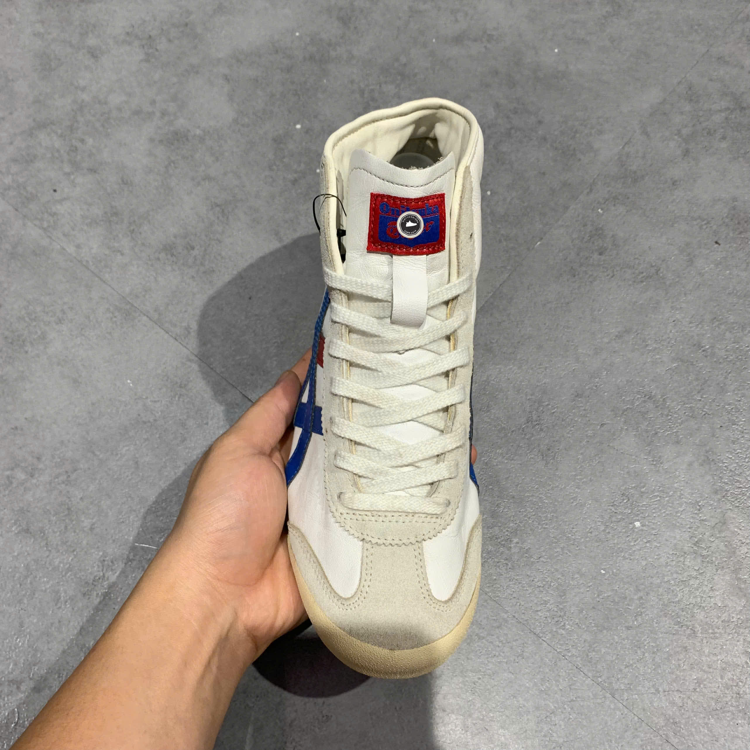 ONITSUKA TIGER MEXICO MID RUNNER DL409 SIZE 39.5 GIÀY 2HAND CHÍNH HÃNG PVN20246