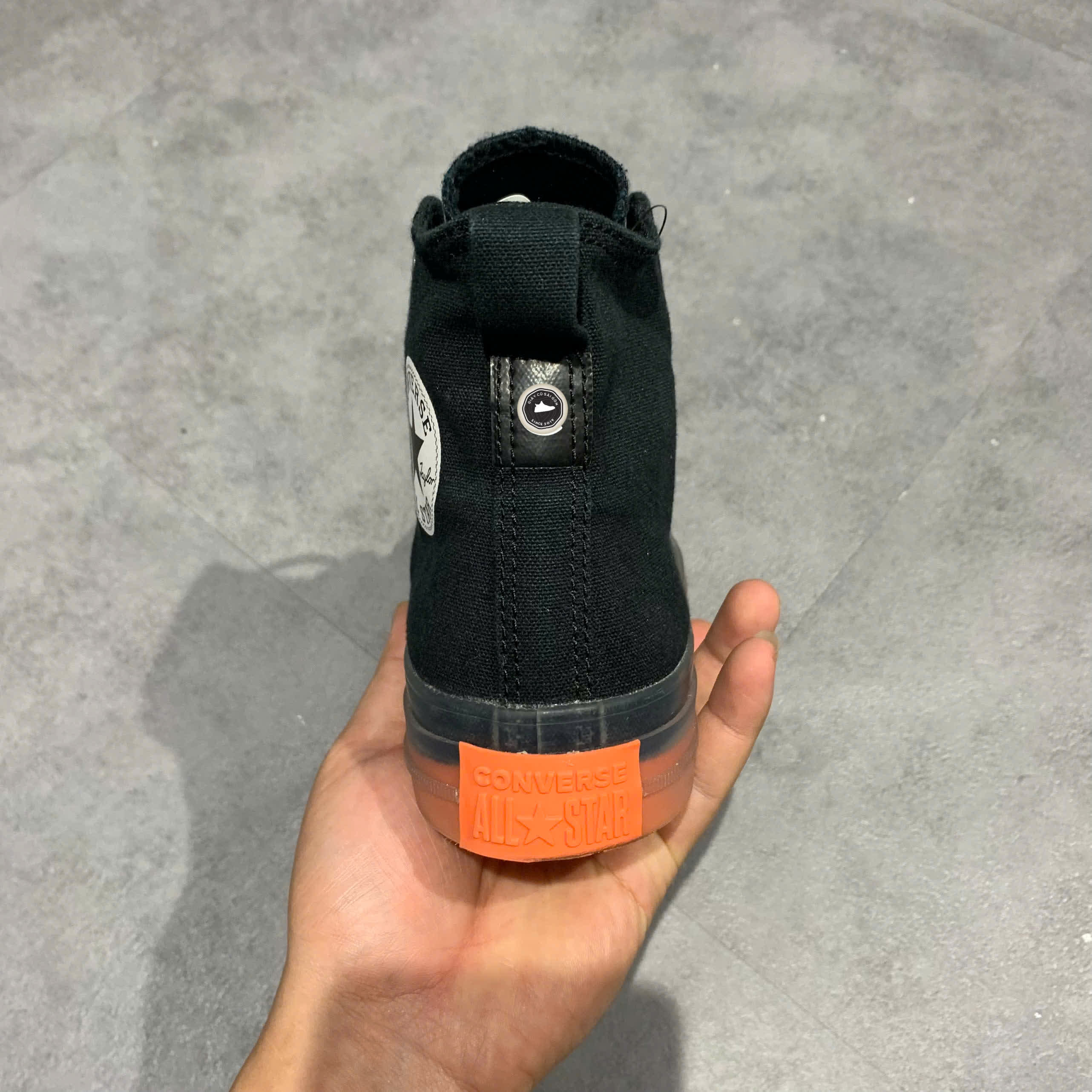 CHUCK TAYLOR ALL STAR CX - BLACK 167809C - SIZE 37.5 GIÀY 2HAND CHÍNH HÃNG - PVN20166