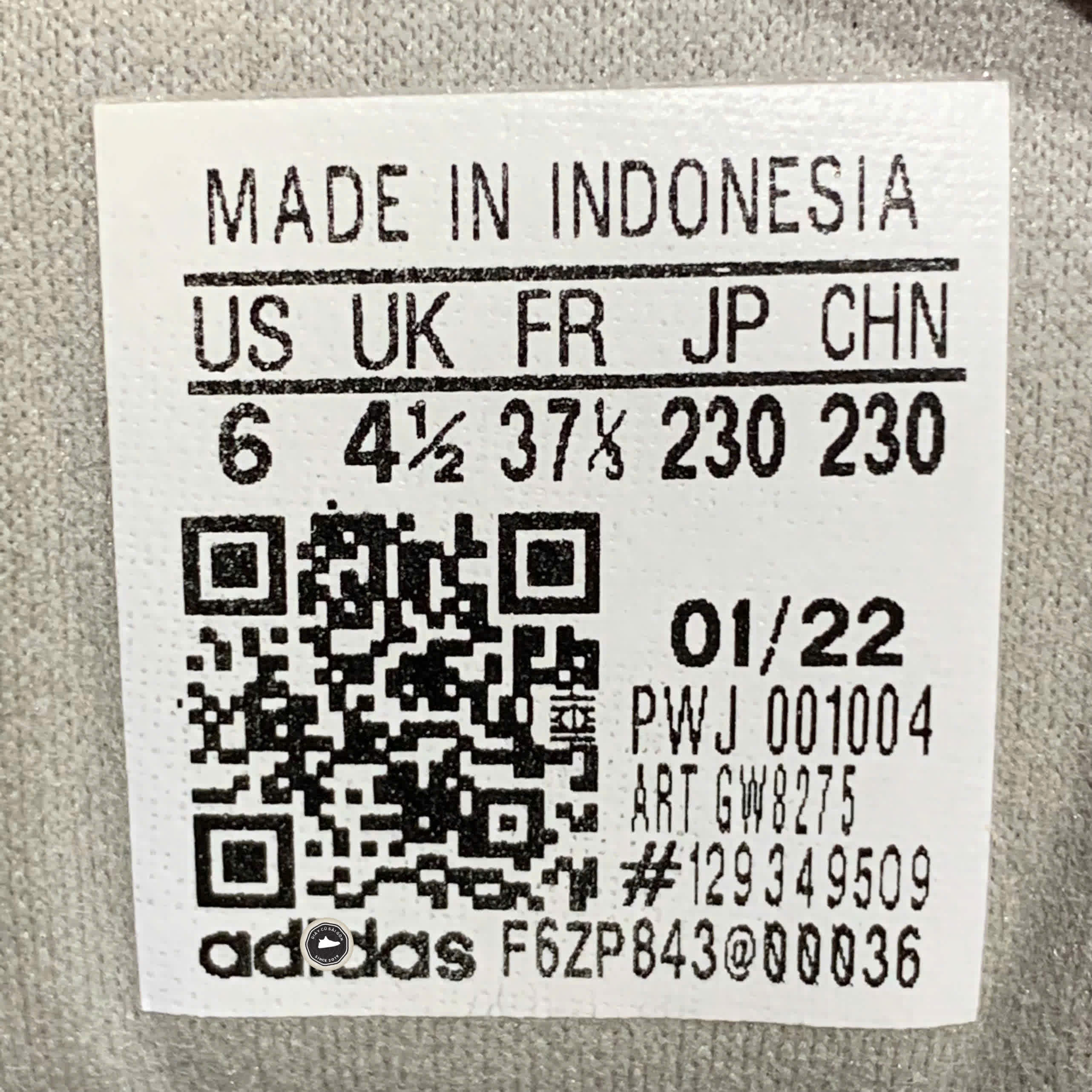 ADIDAS RETROPY F2 ‘WHITE LIGHT PURPLE’ GW8275 SIZE 37 GIÀY 2HAND CHÍNH HÃNG PVN20242