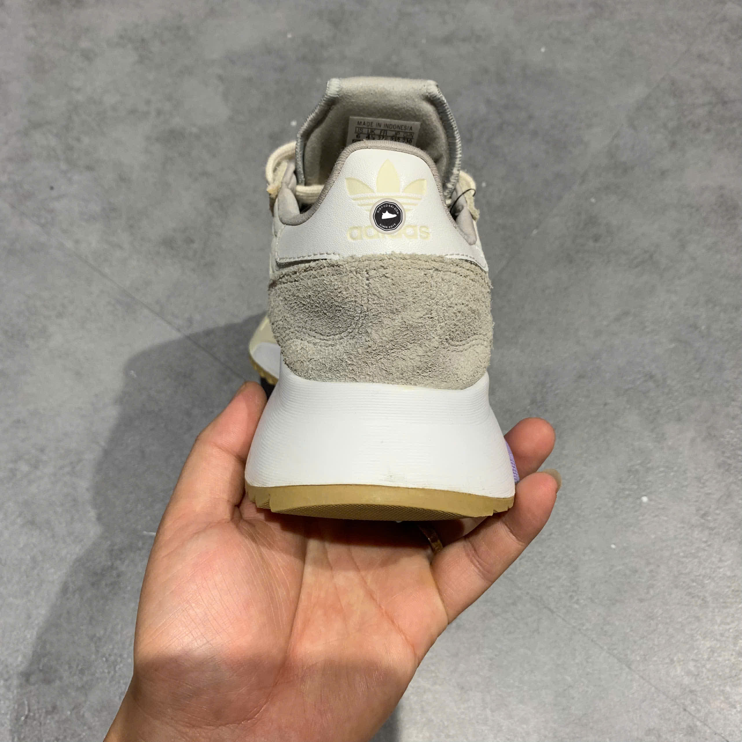 ADIDAS RETROPY F2 ‘WHITE LIGHT PURPLE’ GW8275 SIZE 37 GIÀY 2HAND CHÍNH HÃNG PVN20242