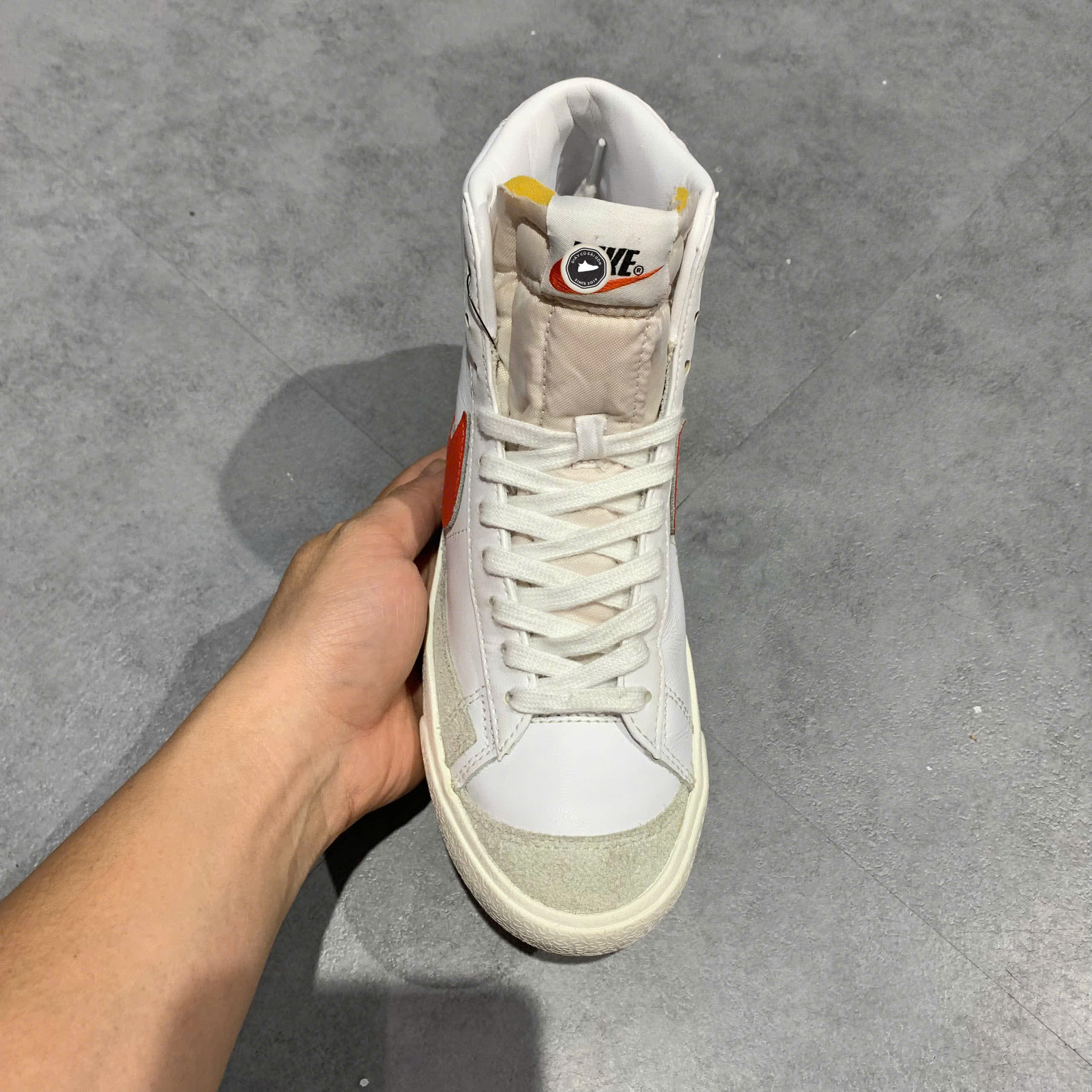 NIKE BLAZER MID ’77 HABANERO RED CZ1055-101 SIZE 37.5 GIÀY 2HAND CHÍNH HÃNG PVN20244