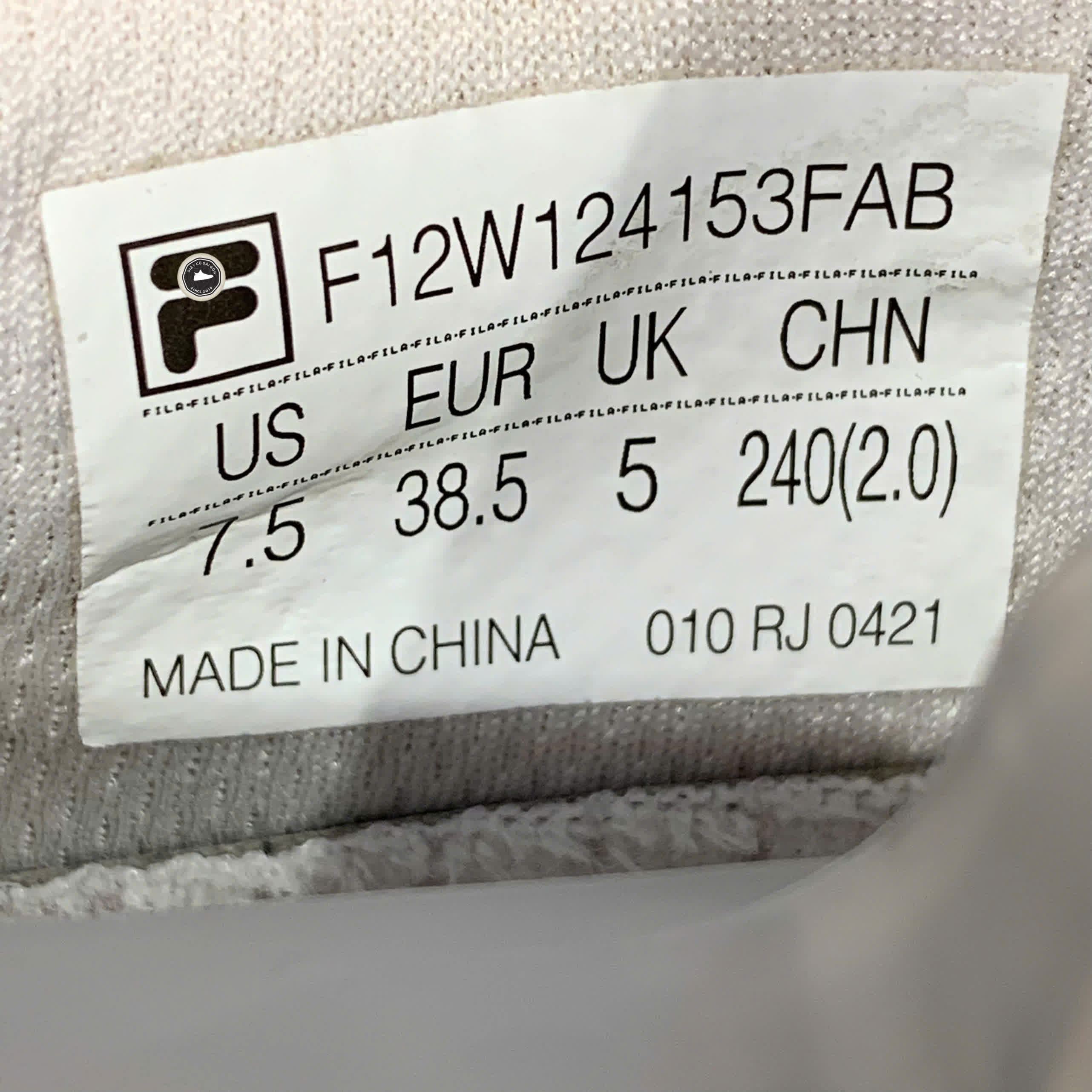 FILA PEPE SHIMADA ‘WHITE BLUE’ F12W124153FAB SIZE 38½ PVN20251