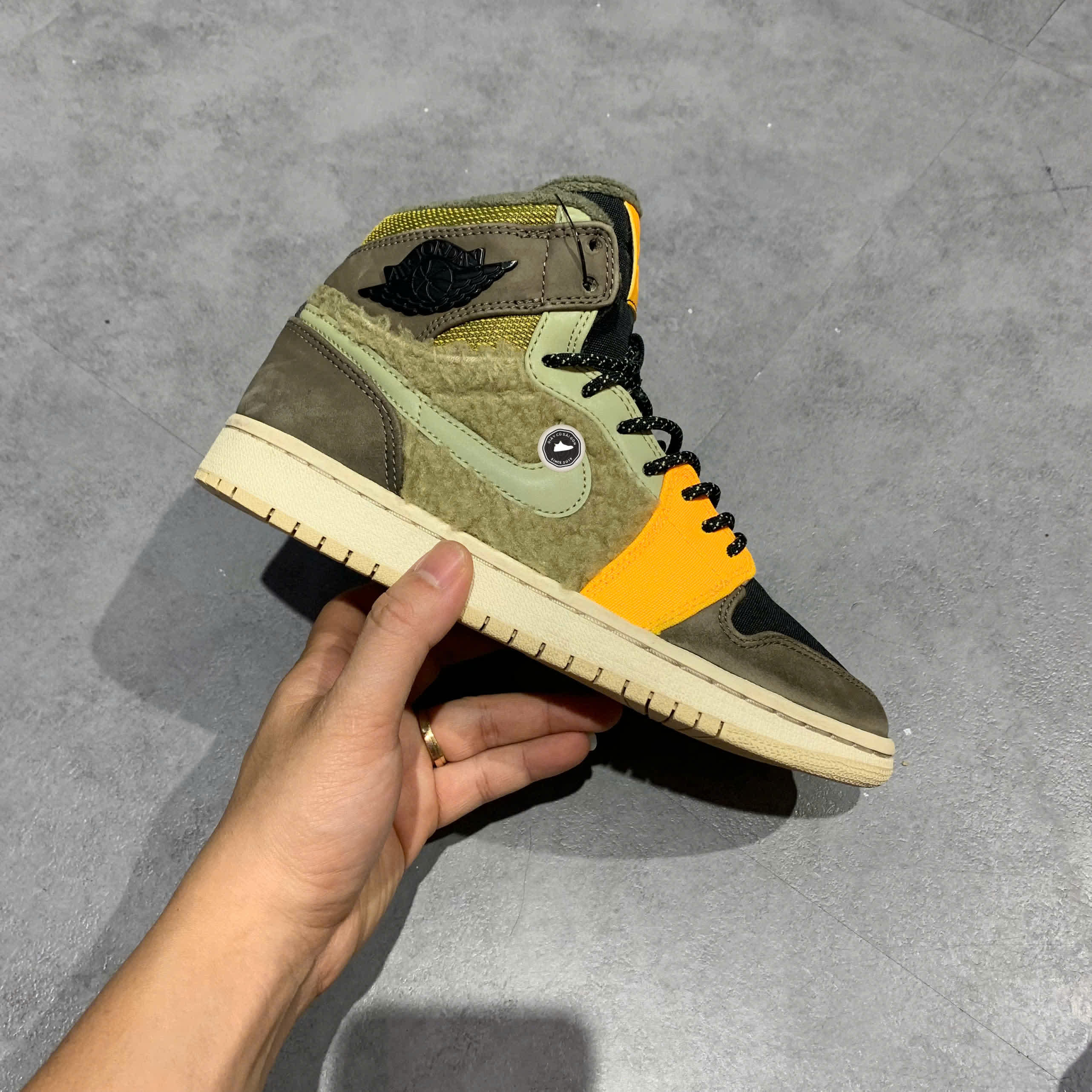 NIKE AIR JORDAN 1 RETRO HIGH ‘UTILITY PACK’ AV3724-200 SIZE 37.5 GIÀY 2HAND CHÍNH HÃNG PVN20178