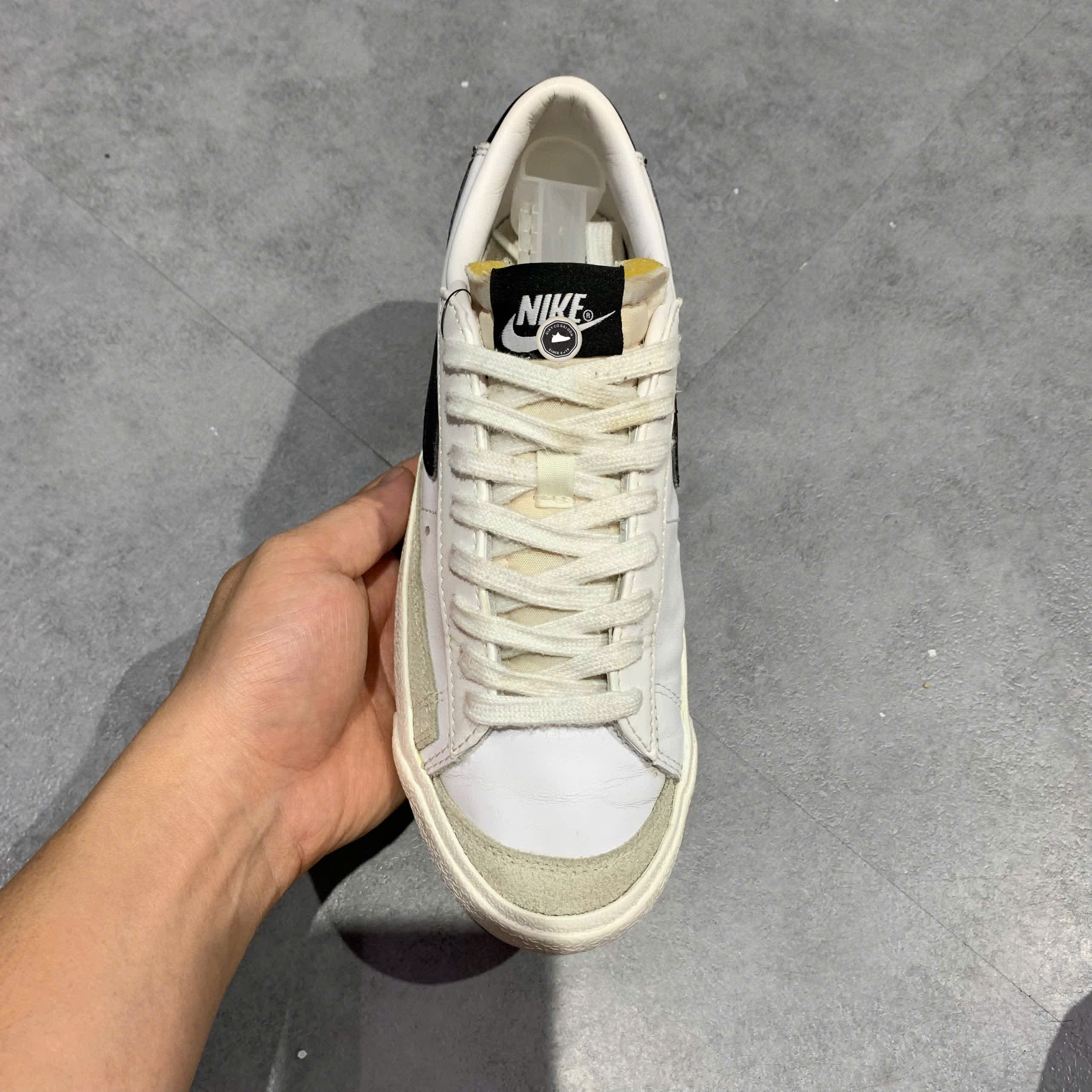 NIKE BLAZER LOW ’77 DC4769-102 SIZE 38 GIÀY 2HAND CHÍNH HÃNG PVN20152