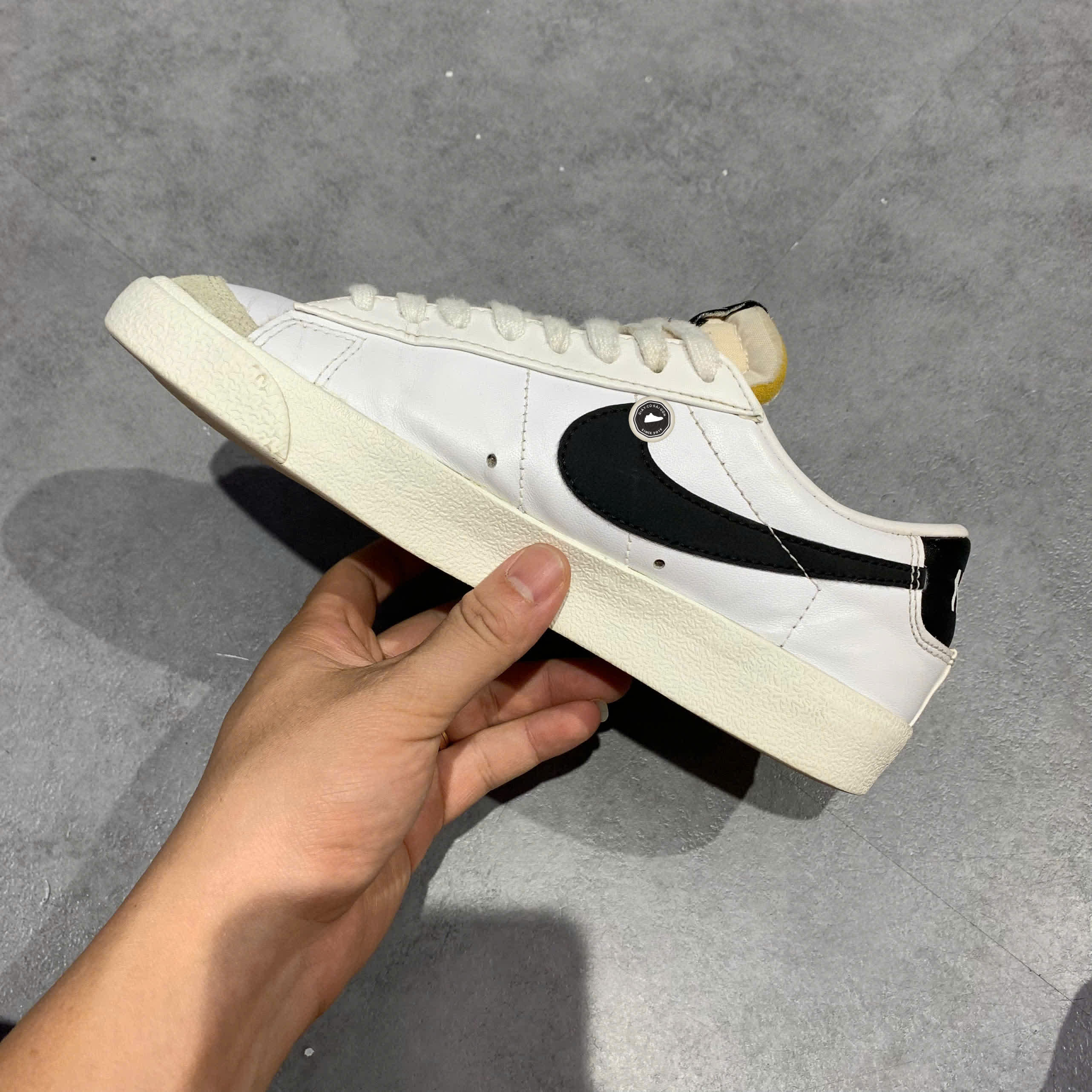 NIKE BLAZER LOW ’77 DC4769-102 SIZE 38 GIÀY 2HAND CHÍNH HÃNG PVN20152