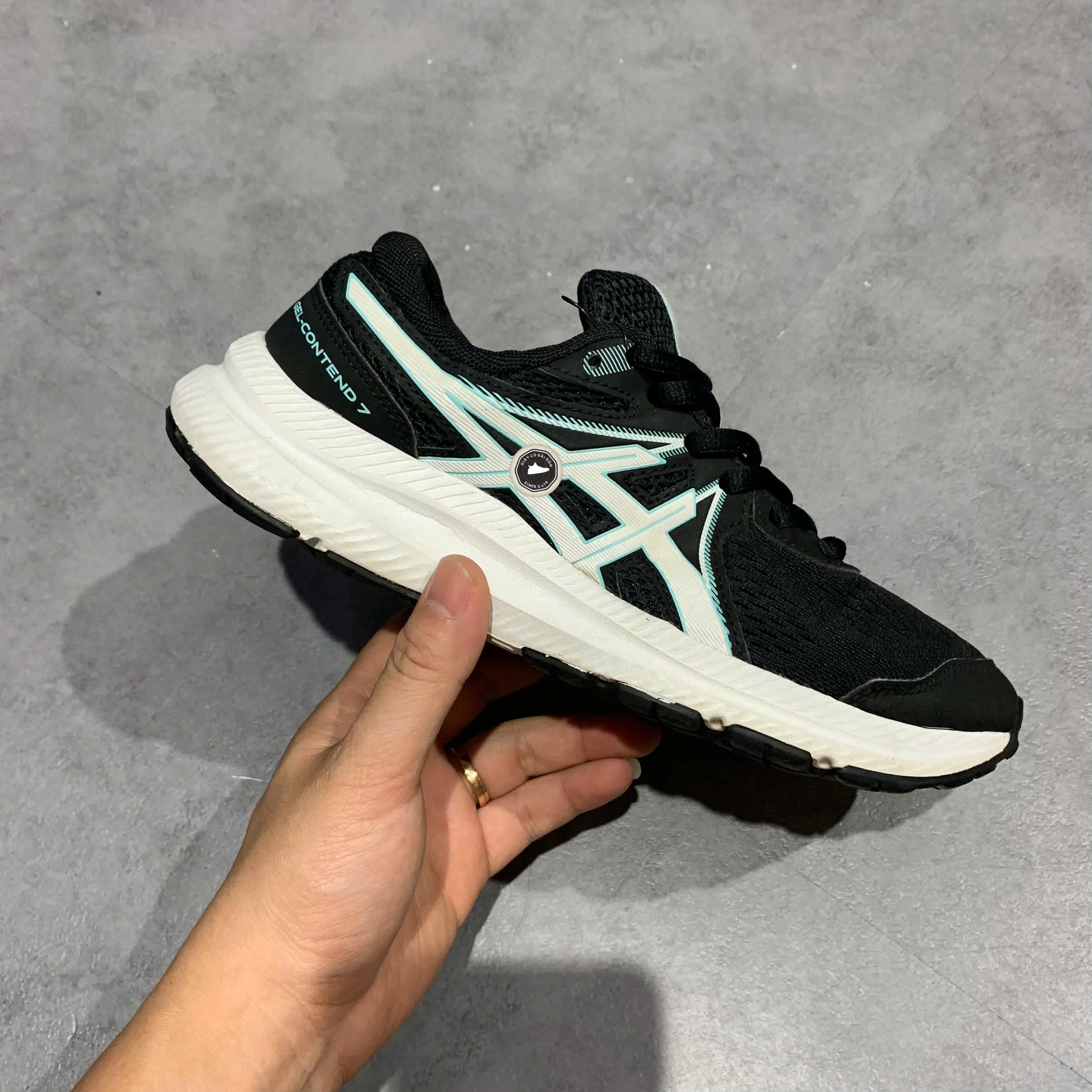 ASICS GEL-CONTEND 7 1012A911 SIZE 38 GIÀY 2HAND CHÍNH HÃNG PVN20203