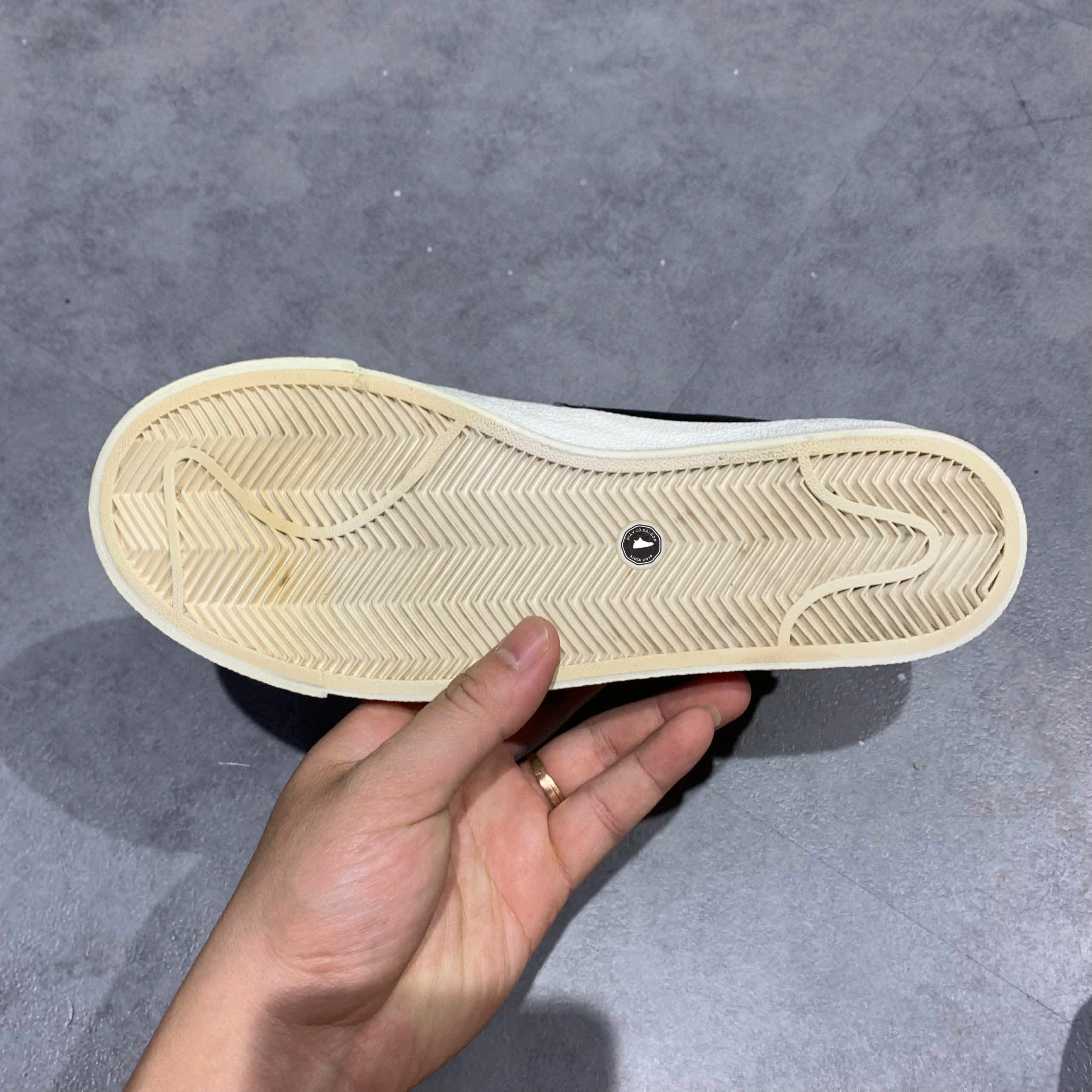 NIKE BLAZER LOW ′77 JUMBO DQ1470-101 SIZE 38 GIÀY 2HAND CHÍNH HÃNG PVN20258