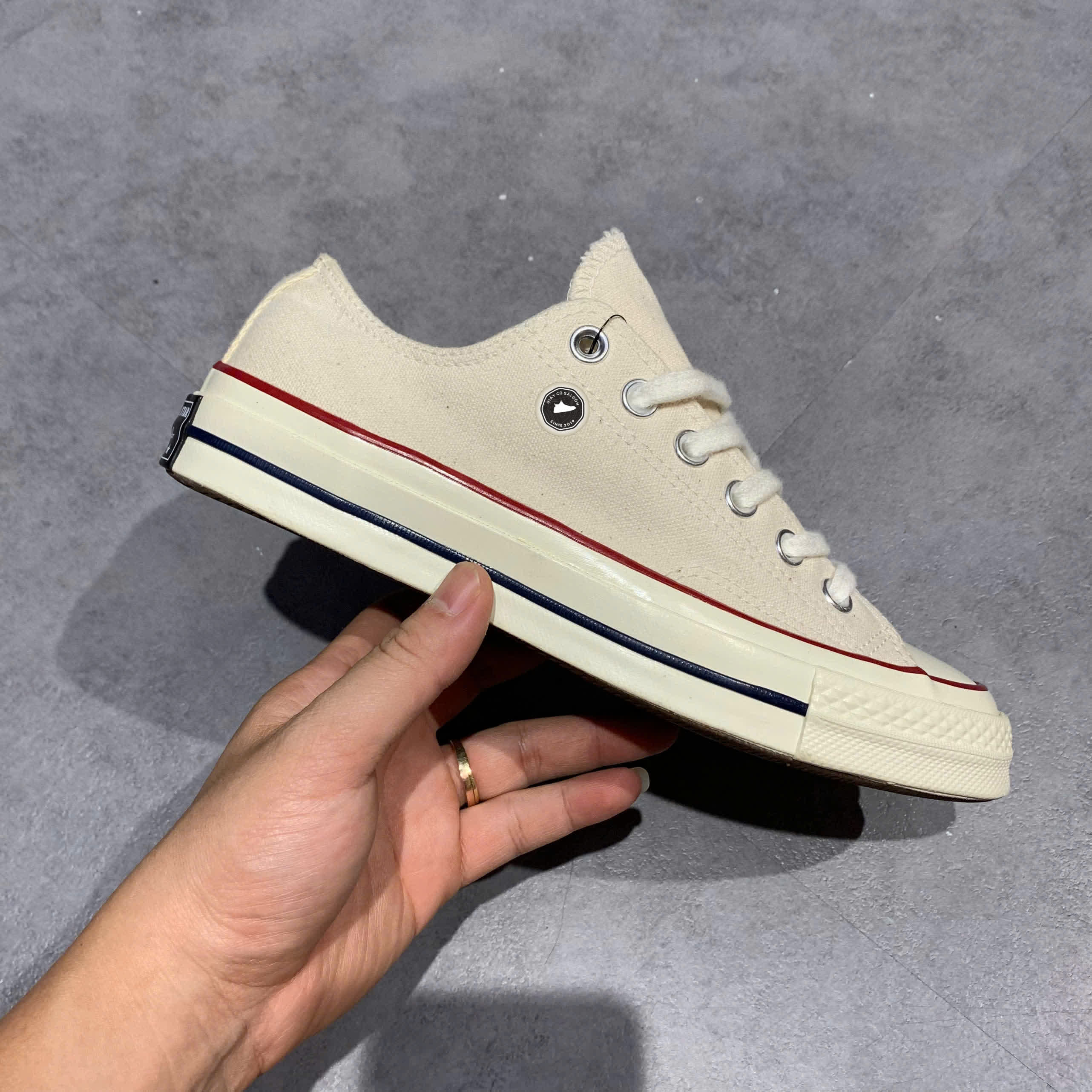 CONVERSE CHUCK 70 162062C SIZE 37.5 GIÀY 2HAND CHÍNH HÃNG PVN20220