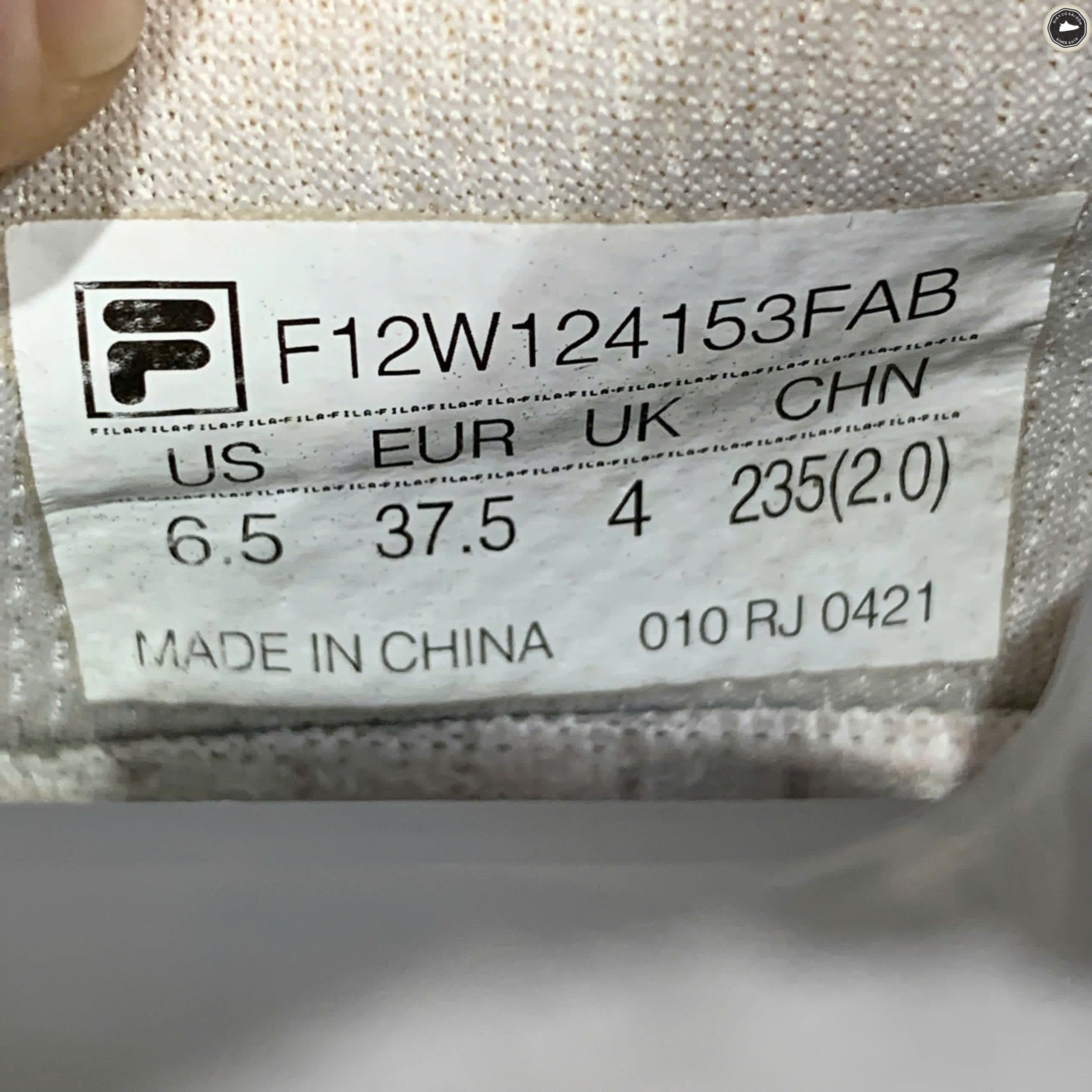 FILA PEPE SHIMADA X ‘WHITE BLUE’ F12W124153FAB SIZE 37.5 GIÀY 2HAND CHÍNH HÃNG PVN20236