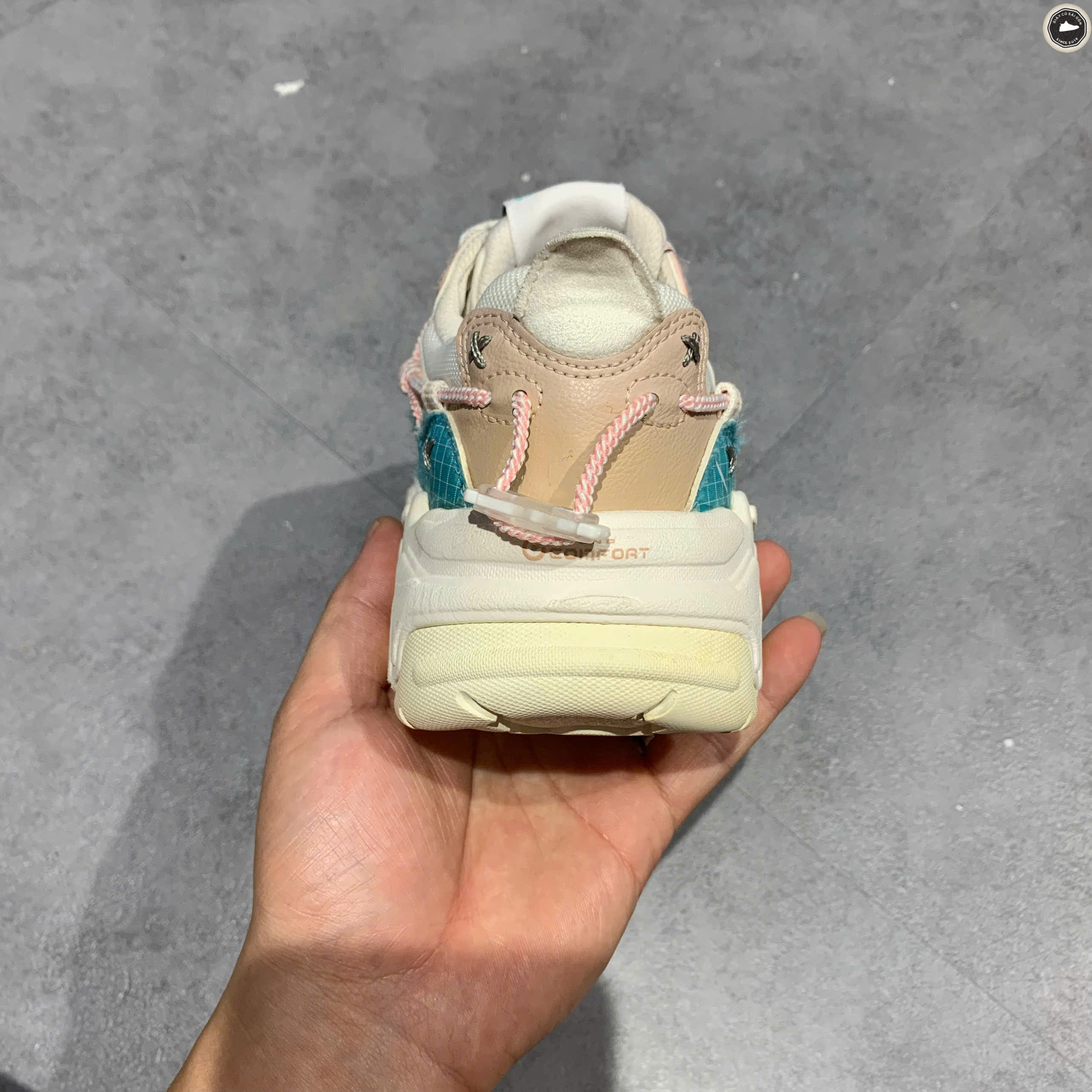 FILA PEPE SHIMADA X ‘WHITE BLUE’ F12W124153FAB SIZE 37.5 GIÀY 2HAND CHÍNH HÃNG PVN20236