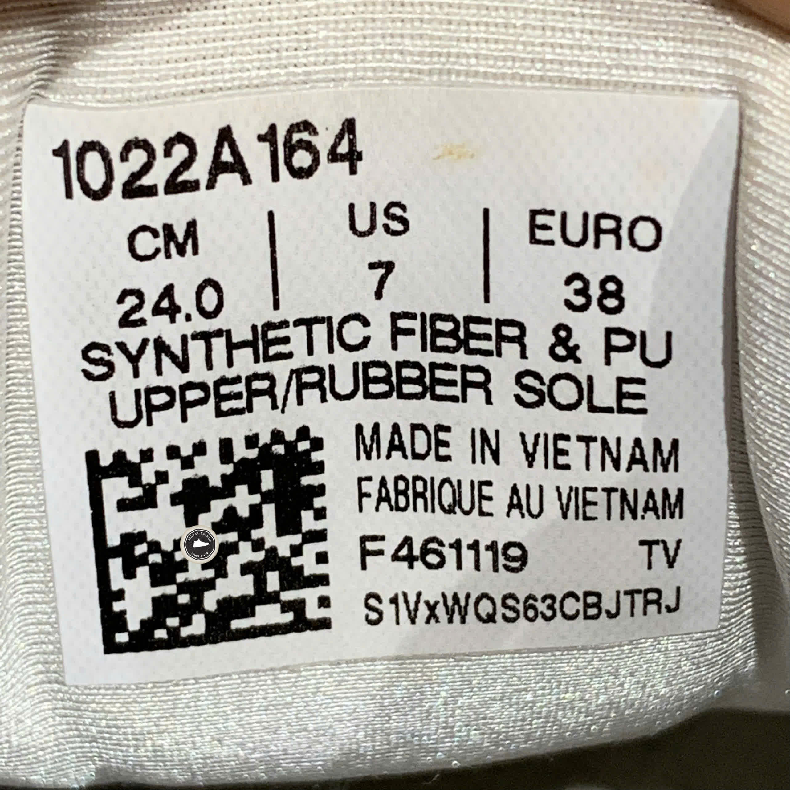 ASICS GEL-QUANTUM 360 VII 1022A164 – SIZE 38 GIÀY 2HAND CHÍNH HÃNG – PVN20225