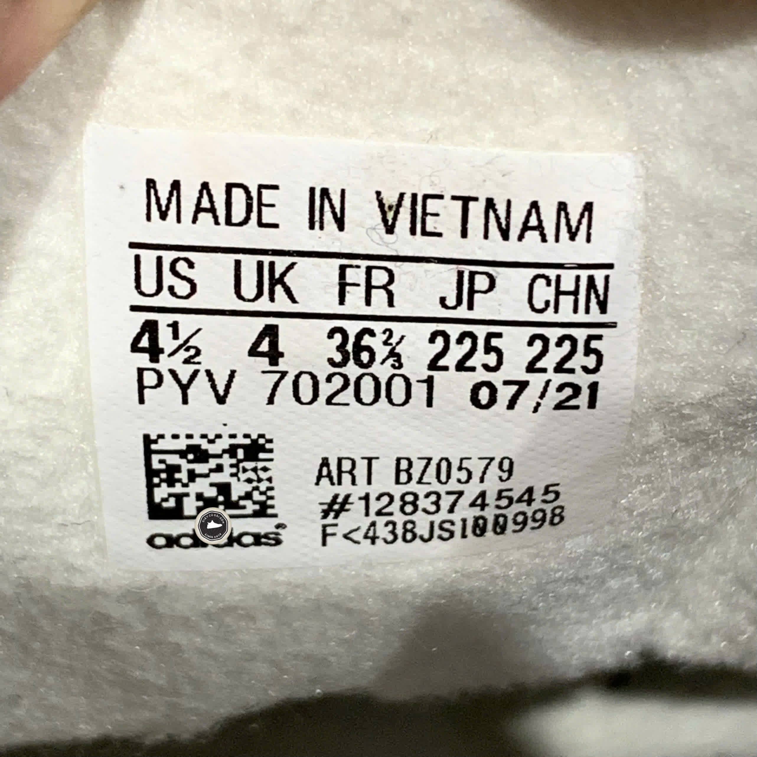 ADIDAS BW ARMY FOOTWEAR WHITE BZ0579 SIZE 36 2/3 GIÀY 2HAND CHÍNH HÃNG PVN20186