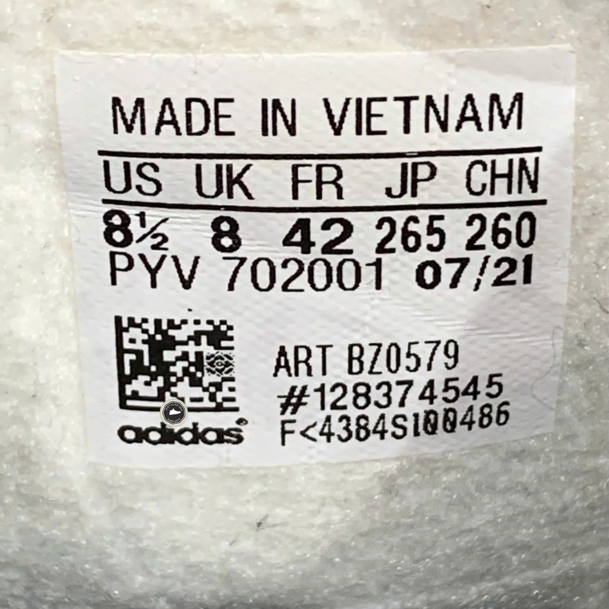 ADIDAS BW ARMY “FOOTWEAR WHITE / CHALK WHITE” BZ0579 SIZE 42 GIÀY 2HAND CHÍNH HÃNG PVN19954