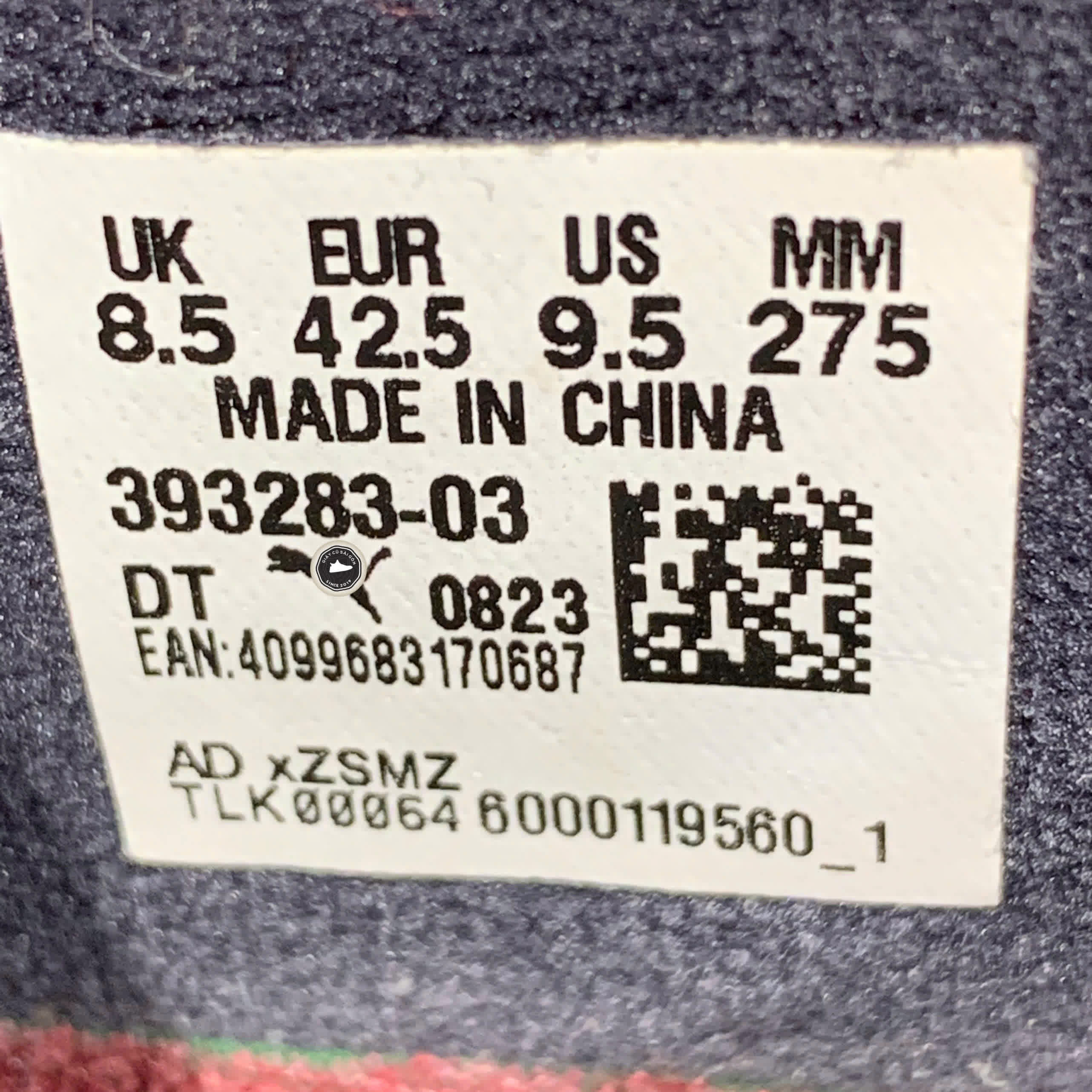 PUMA DOUBLECOURT PRM ‘WARM WHITE / NEW NAVY’ 393283-03 SIZE 42.5 GIÀY 2HAND CHÍNH HÃNG PVN19963