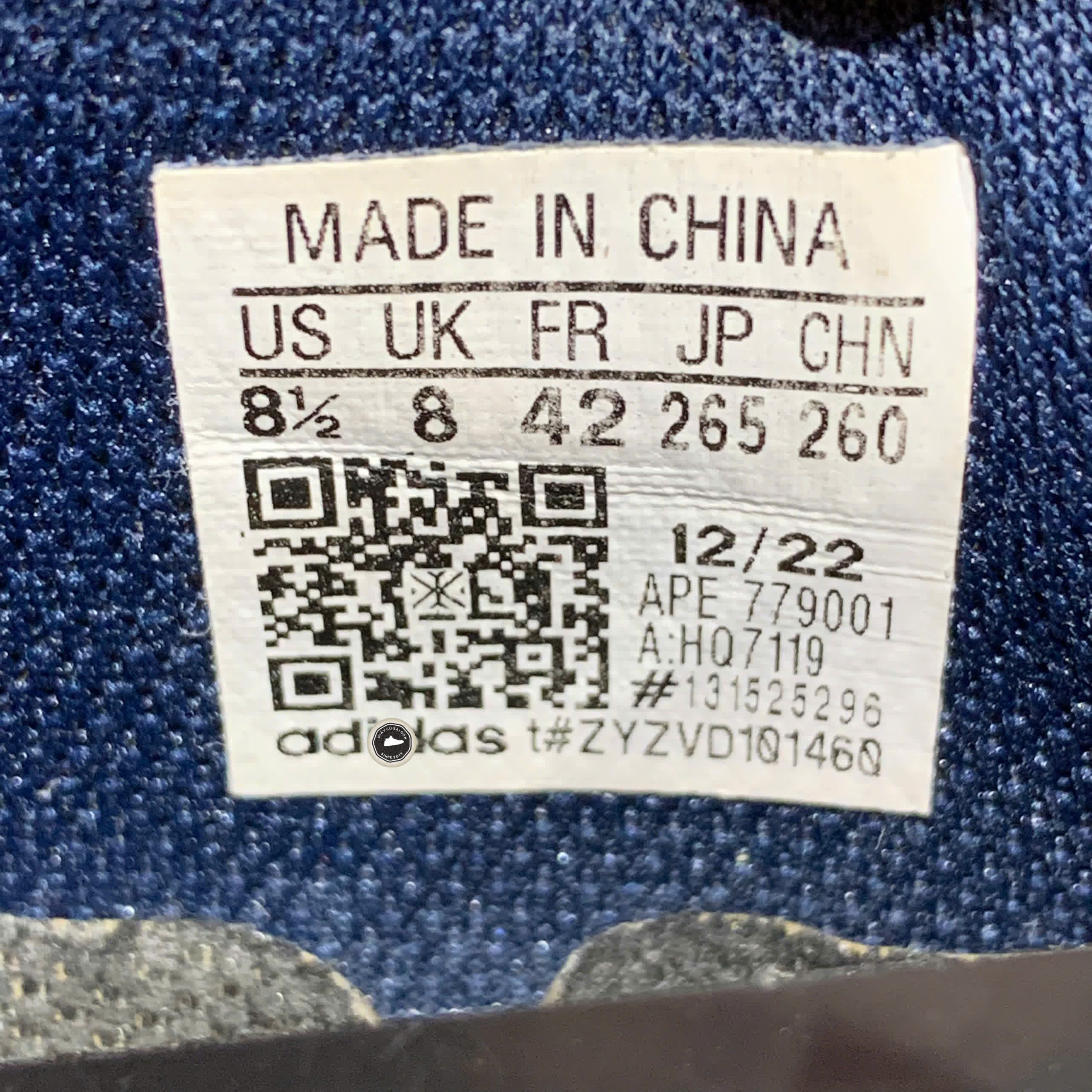 ADIDAS DROP STEP LOW ‘OFF WHITE HALO BLUE’ HQ7119 SIZE 42 GIÀY 2HAND CHÍNH HÃNG PVN19966