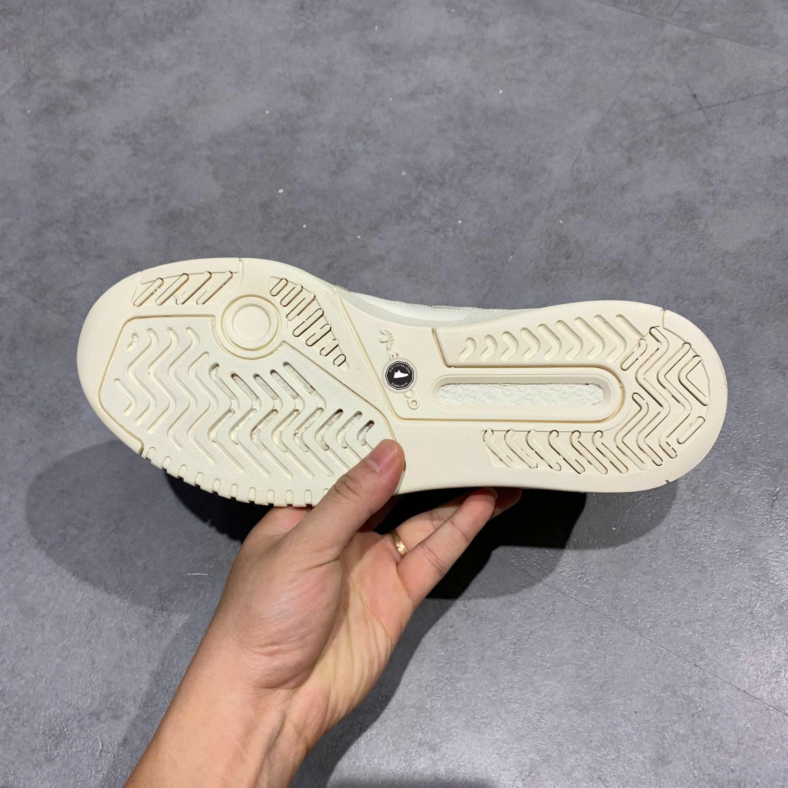 ADIDAS DROP STEP LOW ‘OFF WHITE HALO BLUE’ HQ7119 SIZE 42 GIÀY 2HAND CHÍNH HÃNG PVN19966