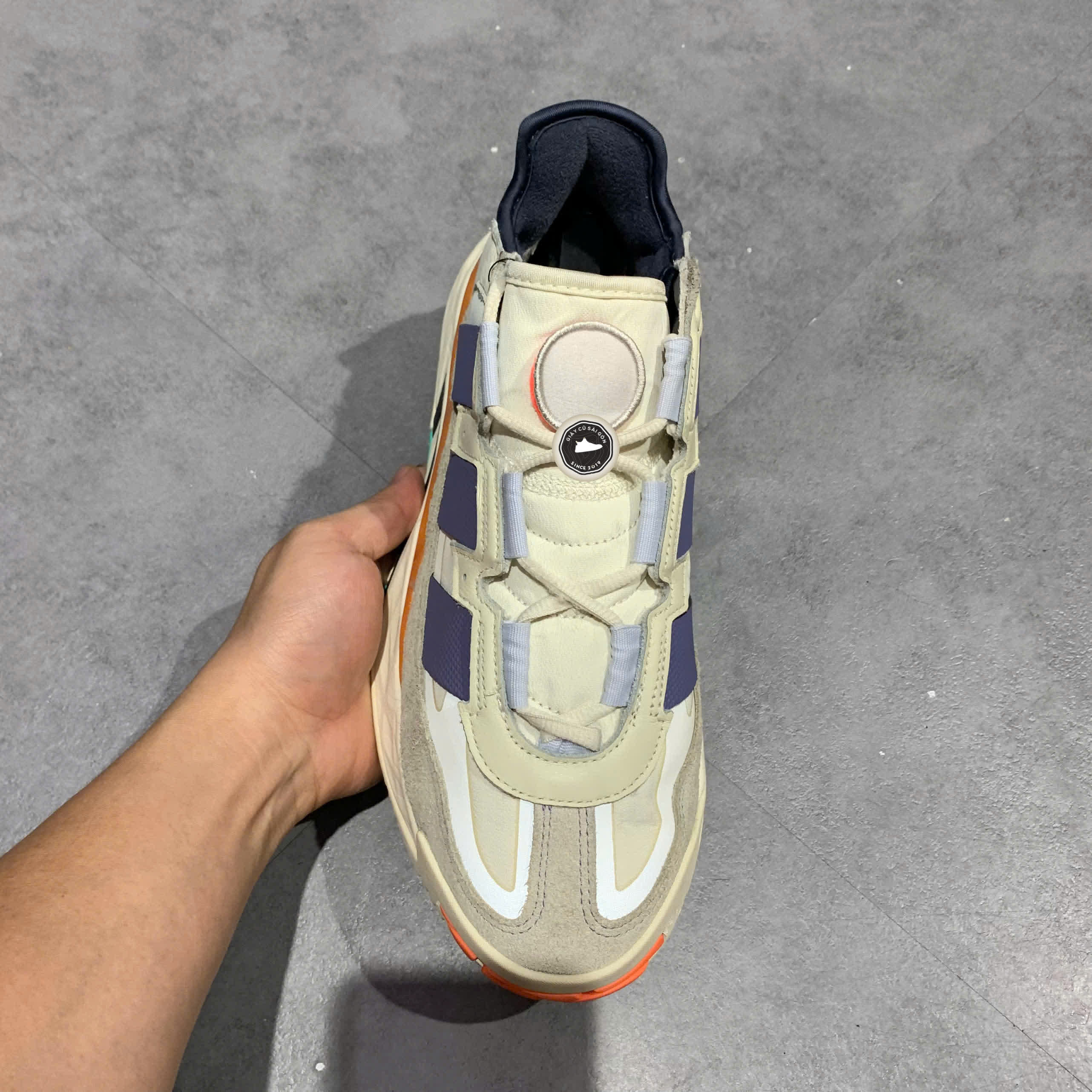 ADIDAS NITEBALL “CREAM WHITE” ID4087 SIZE 42 GIÀY 2HAND CHÍNH HÃNG PVN19990