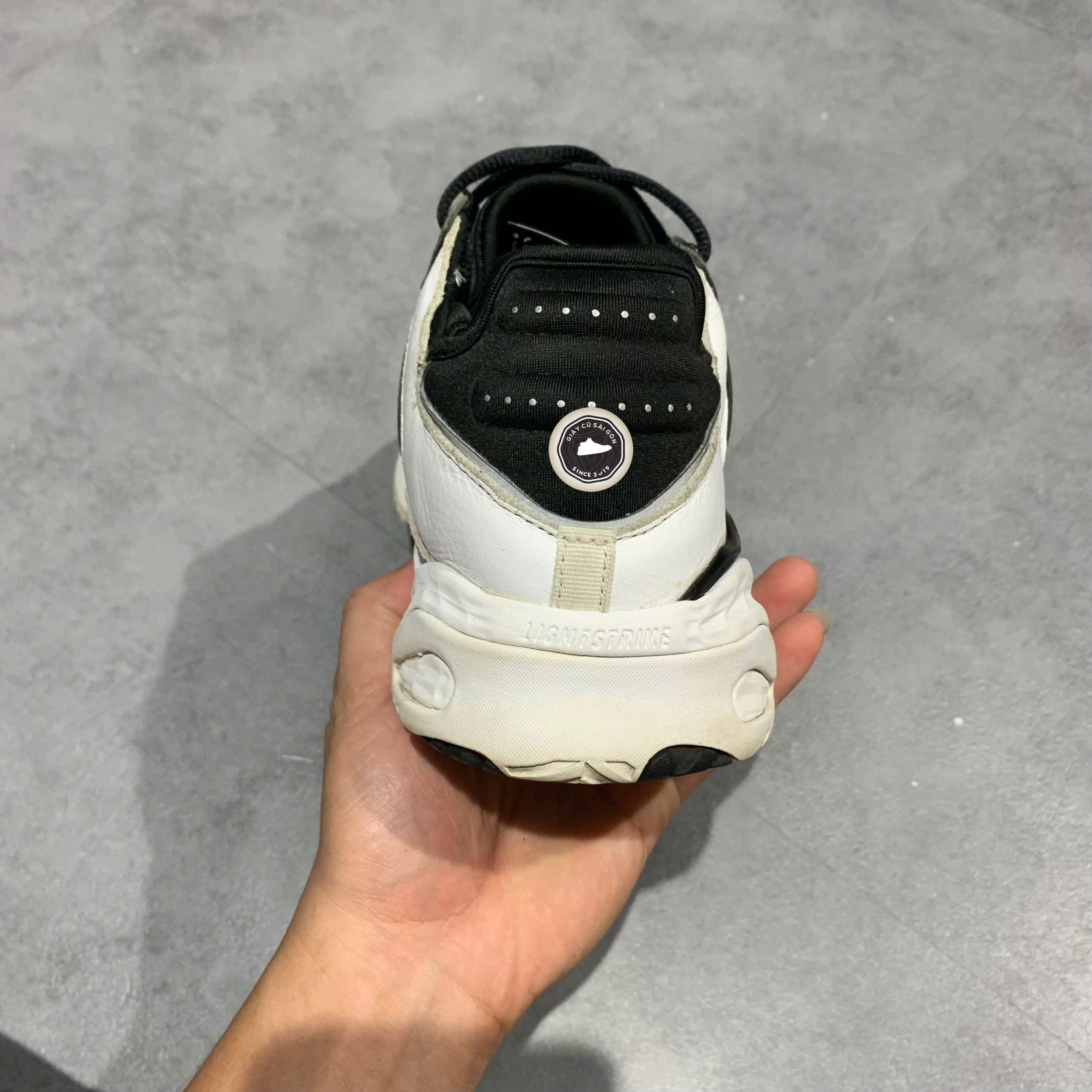 ADIDAS NITEBALL ‘BLACK WHITE’ H67360 SIZE 42 GIÀY 2HAND CHÍNH HÃNG PVN19969