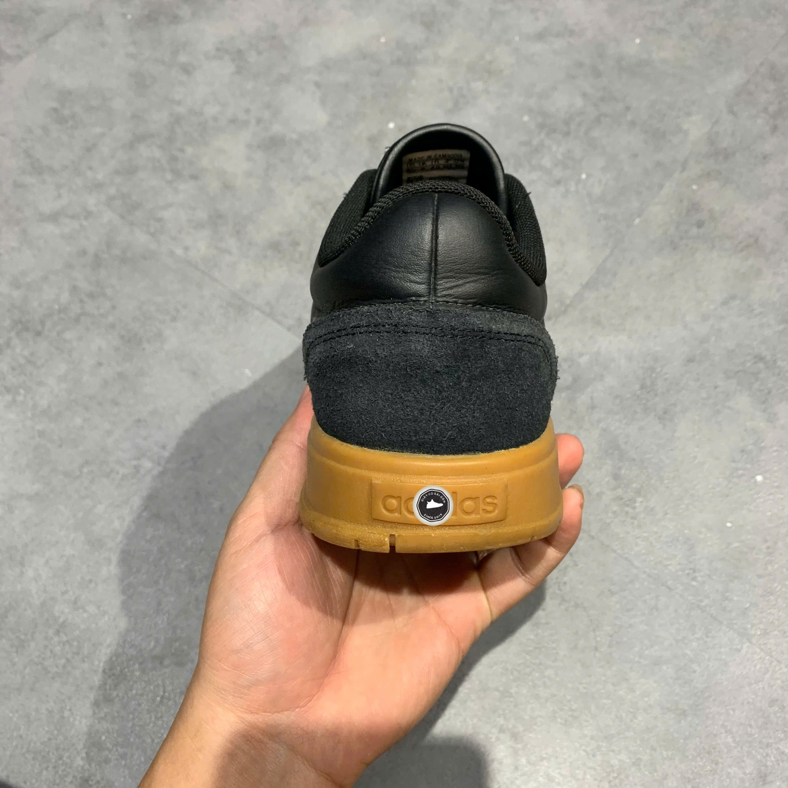 ADIDAS GRADAS ‘BLACK WHITE GUM’ FX9305 SIZE 42 GIÀY 2HAND CHÍNH HÃNG PVN20110