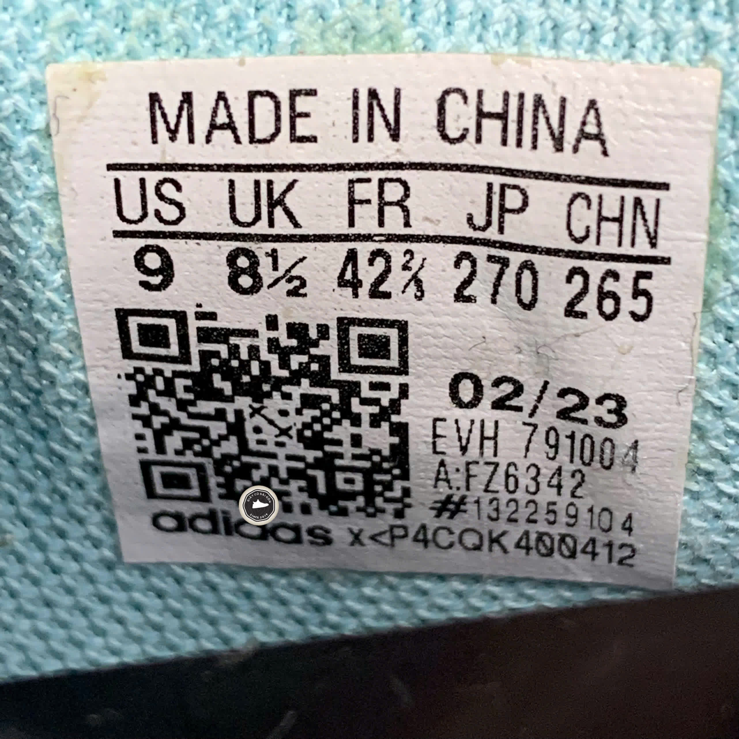 ADIDAS FORUM 84 LOW CLASSIC ‘VINTAGE PRELOVED BLUE’ FZ6342 SIZE 42 2/3 GIÀY 2HAND CHÍNH HÃNG PVN20038