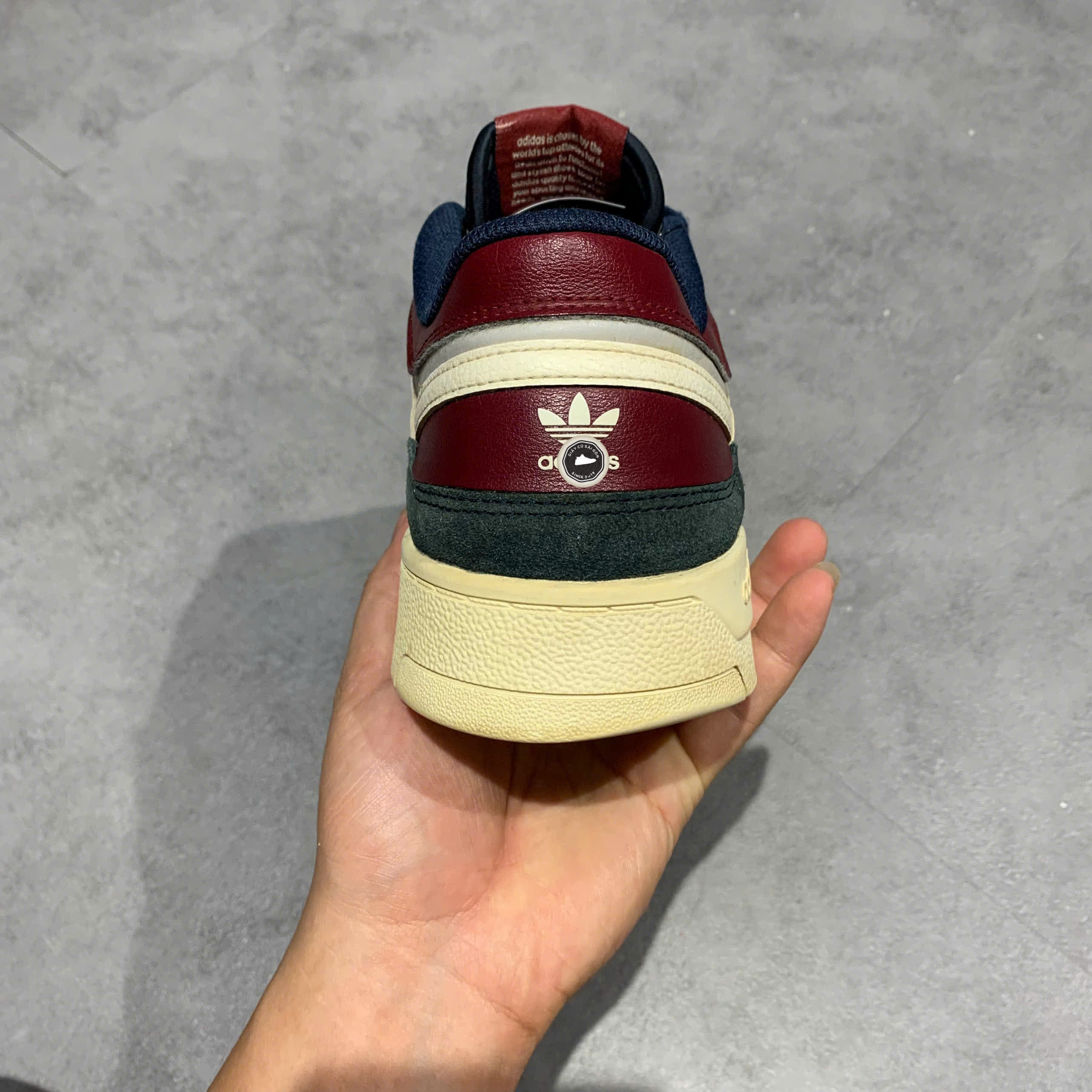 ADIDAS DROP STEP LOW ‘NAVY / RED’ HQ7118 SIZE 43 1/3 GIÀY 2HAND CHÍNH HÃNG PVN20002