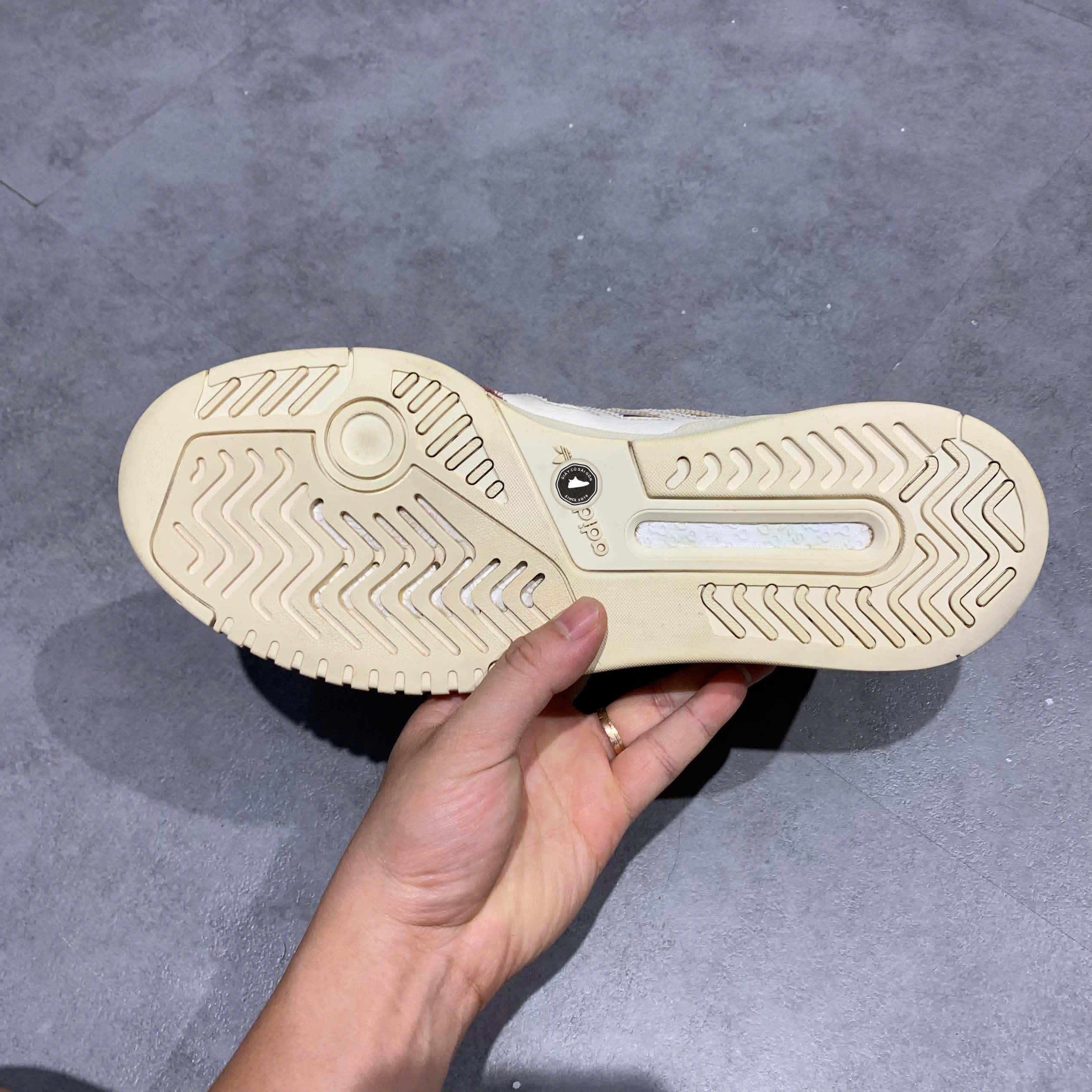 ADIDAS DROP STEP LOW ‘NAVY / RED’ HQ7118 SIZE 43 1/3 GIÀY 2HAND CHÍNH HÃNG PVN20002