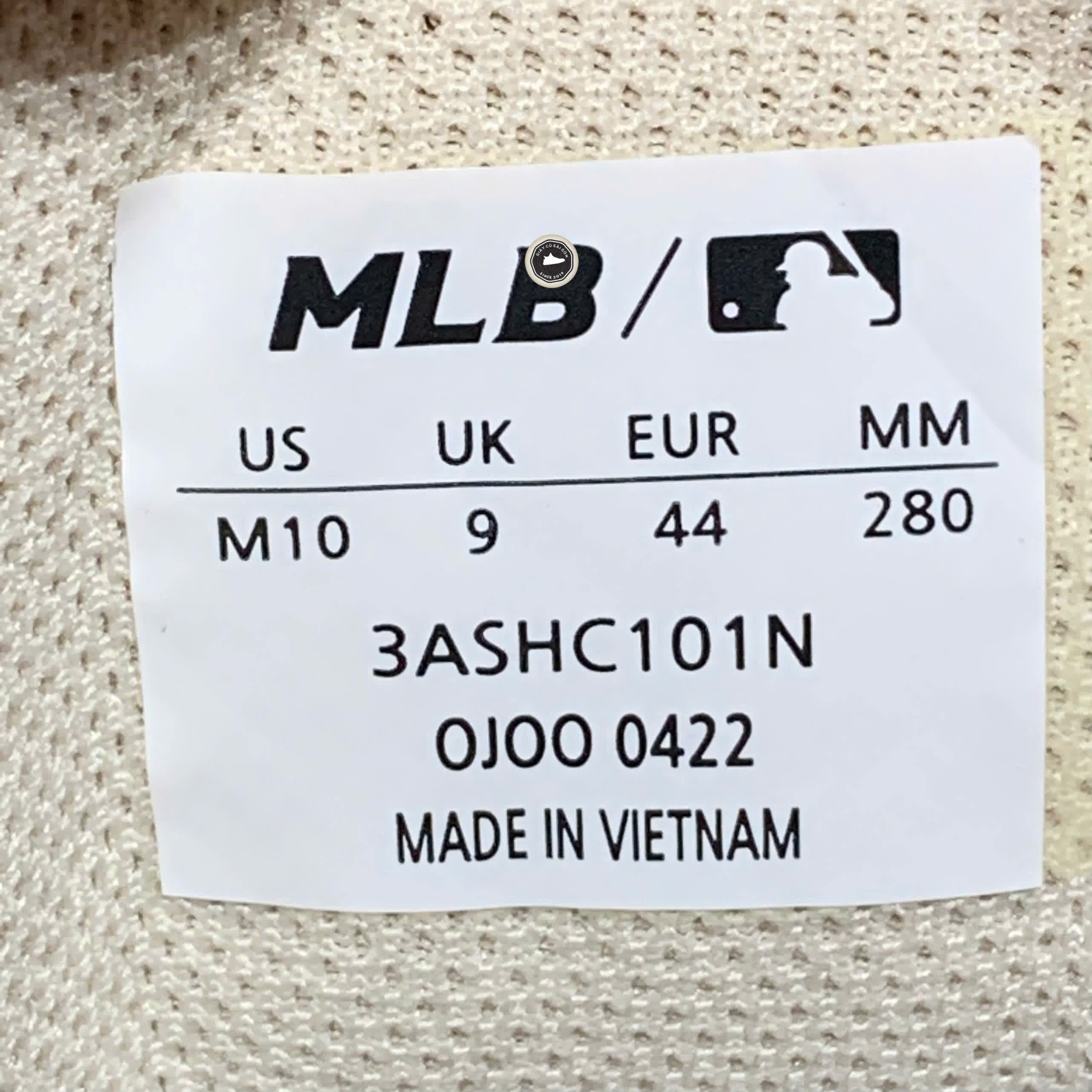 MLB BIG BALL CHUNKY A ‘LIGHT BEIGE’ 3ASHC101N SIZE 44 GIÀY 2HAND CHÍNH HÃNG PVN19955