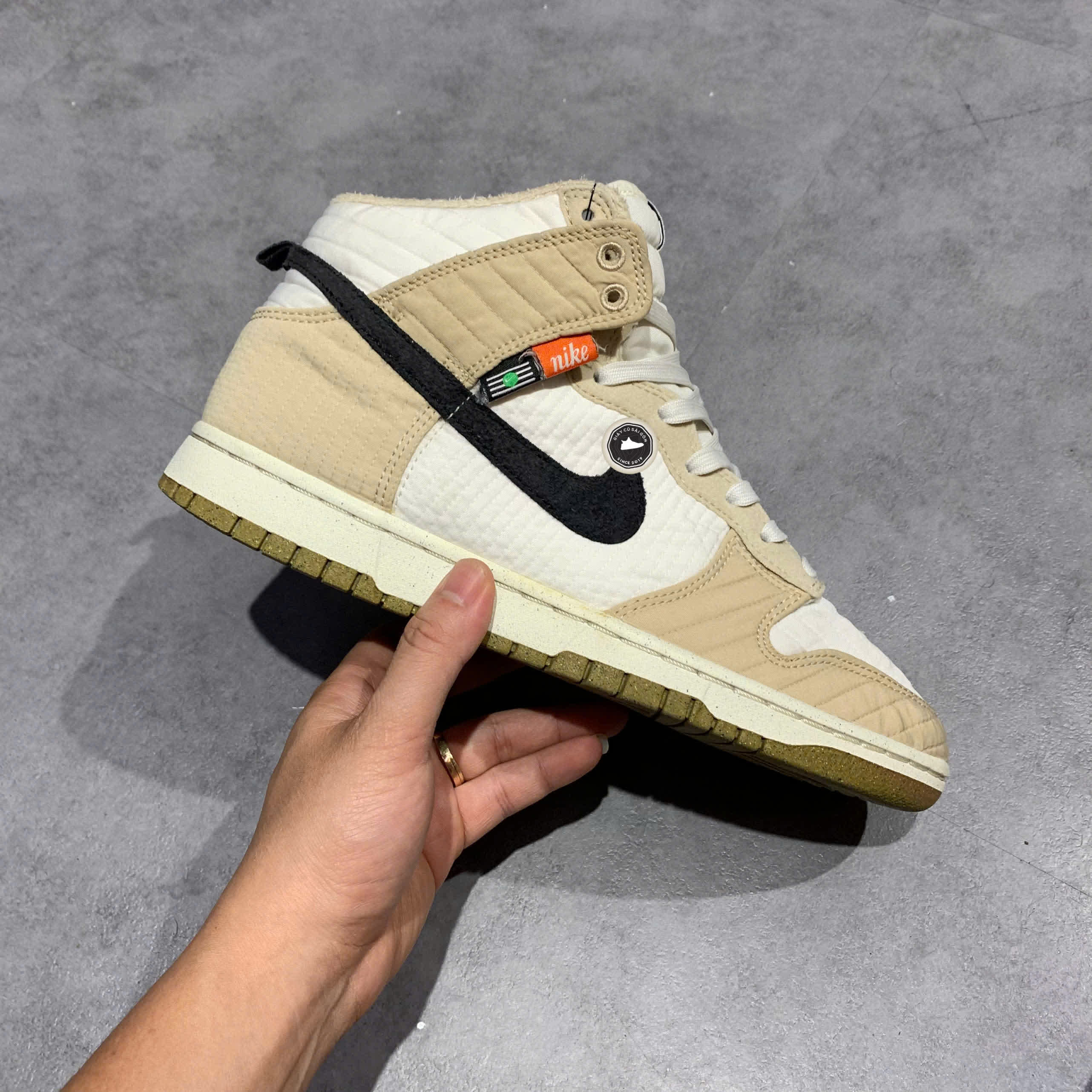 NIKE DUNK HIGH NEXT NATURE ’TOASTY - RATTAN’ DD3362-200 SIZE 43 GIÀY 2HAND CHÍNH HÃNG PVN19956