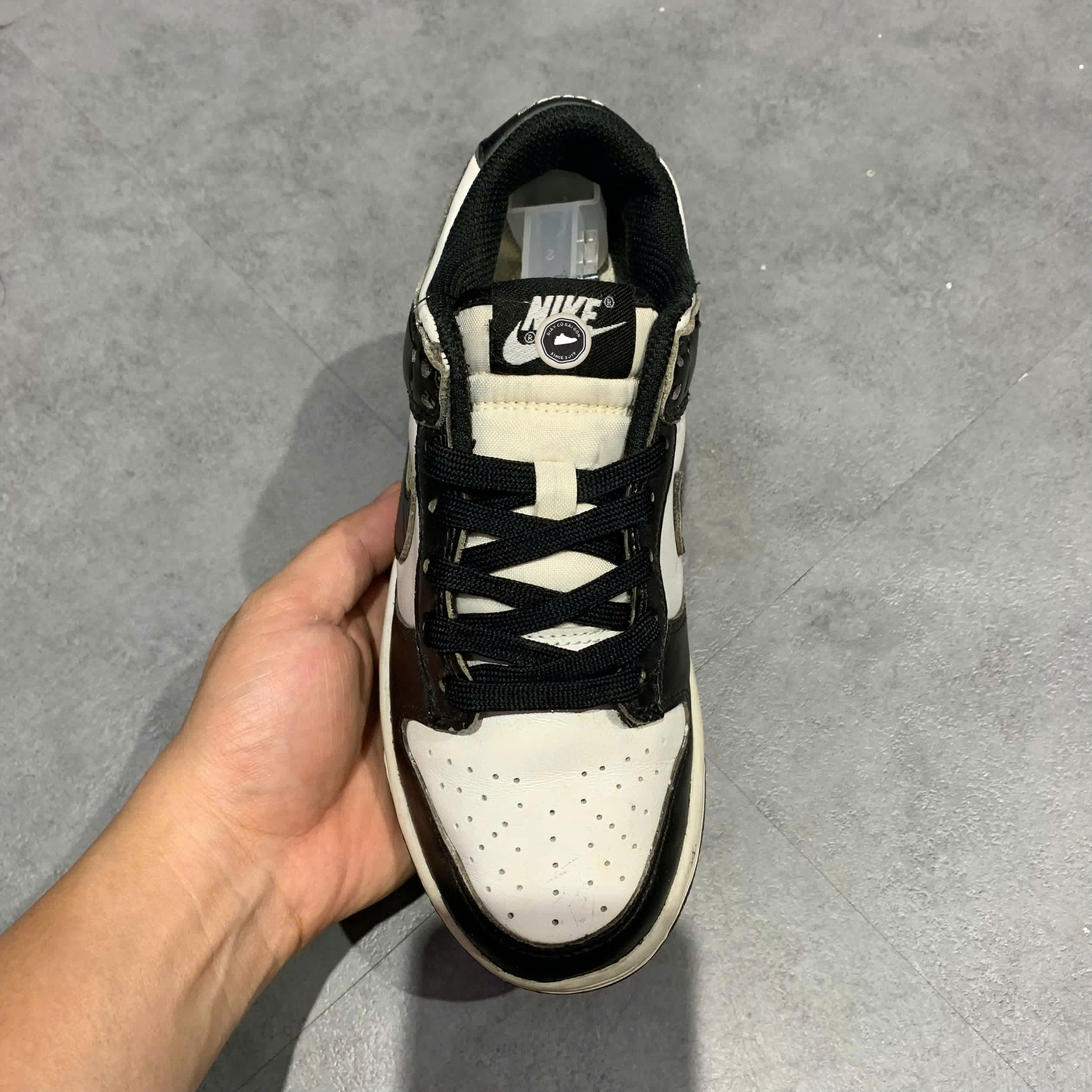 NIKE DUNK LOW 'PANDA' DD1503-101 SIZE 36 GIÀY 2HAND CHÍNH HÃNG PVN20238