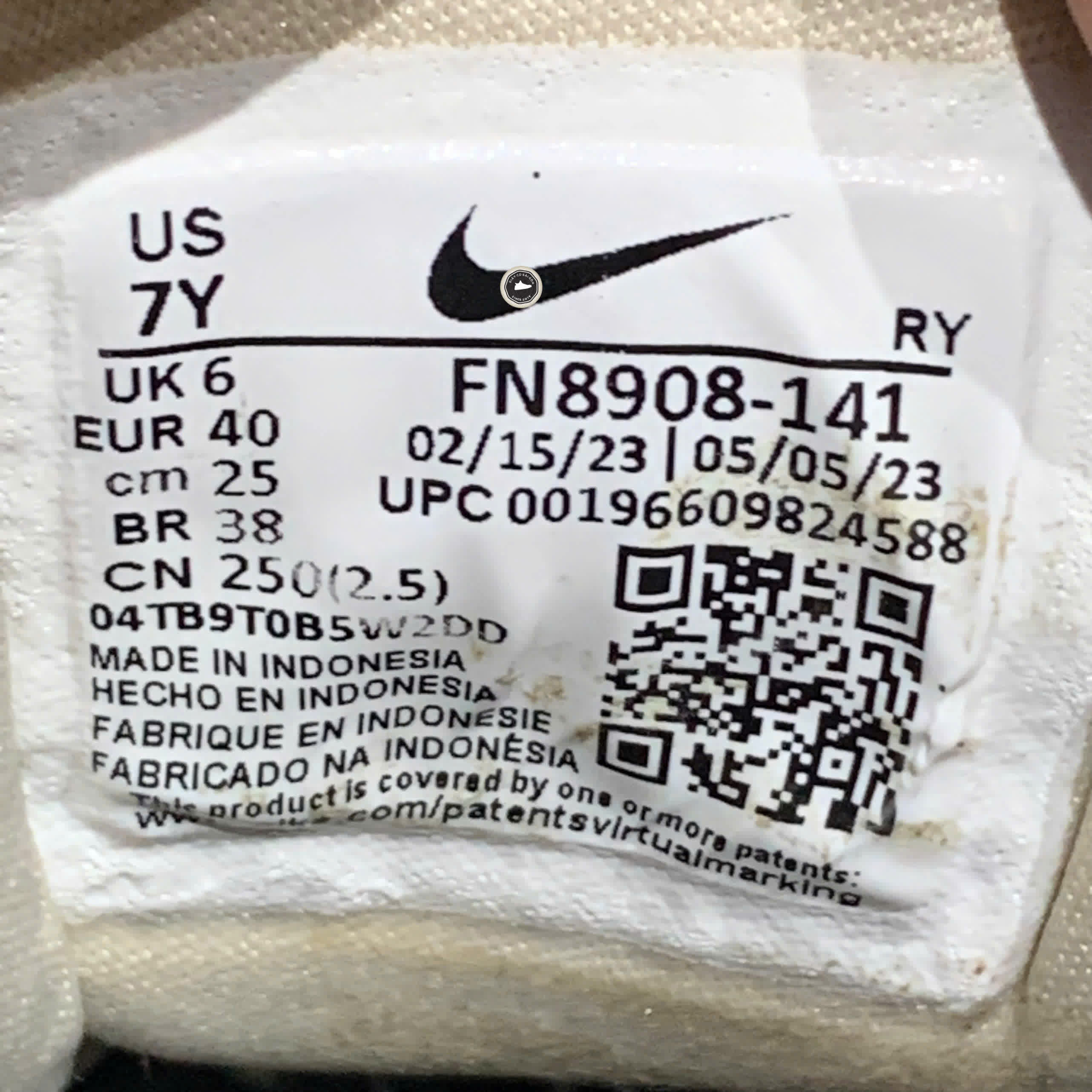 NIKE FLEX PLUS 2 LOW LIGHT IVORY BLUE FN8908-141 SIZE 40 GIÀY 2HAND CHÍNH HÃNG PVN19929