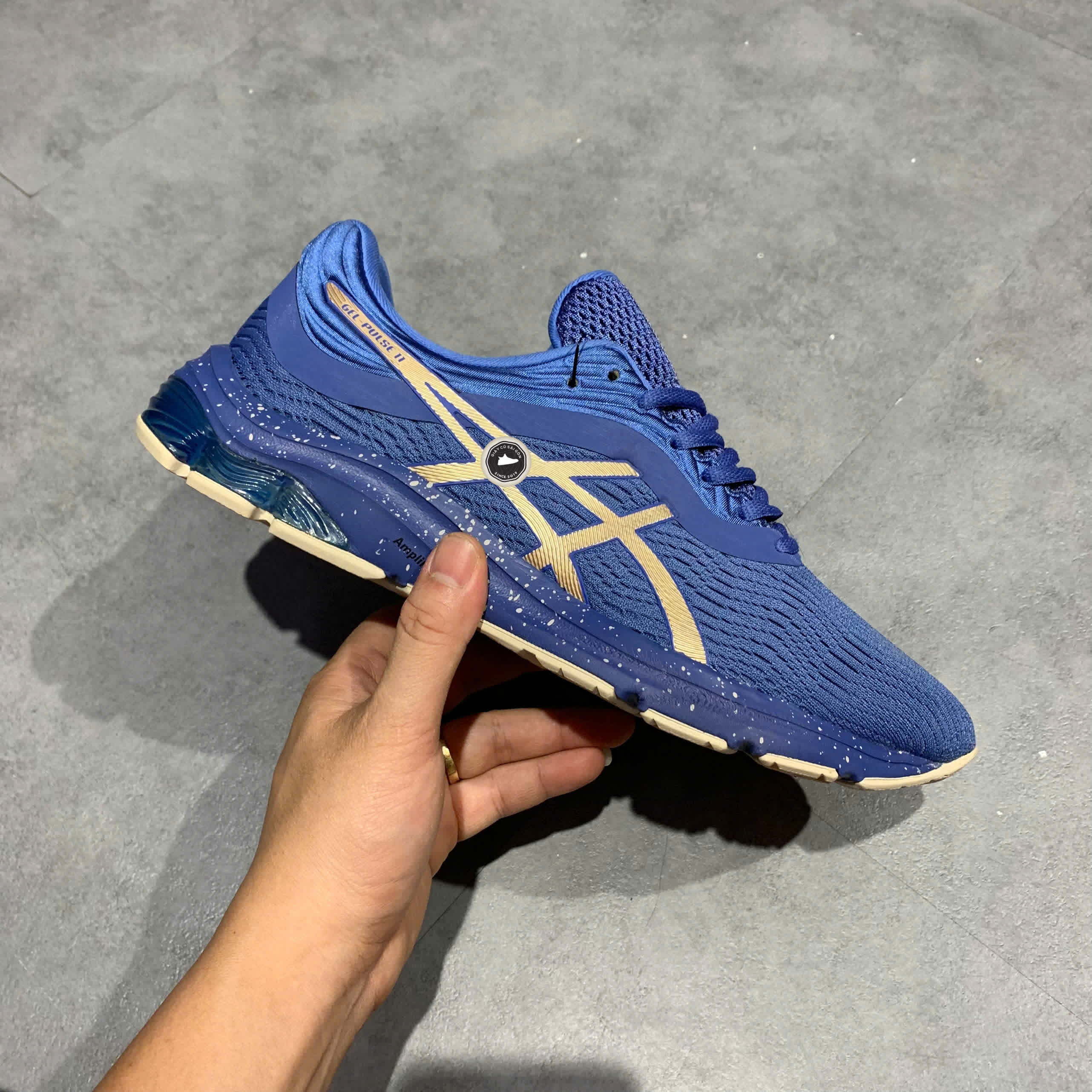 ASICS GEL-PULSE 11 “WHITE / BROWN” 1011B293-100 SIZE 41 ½ GIÀY 2HAND CHÍNH HÃNG PVN19974