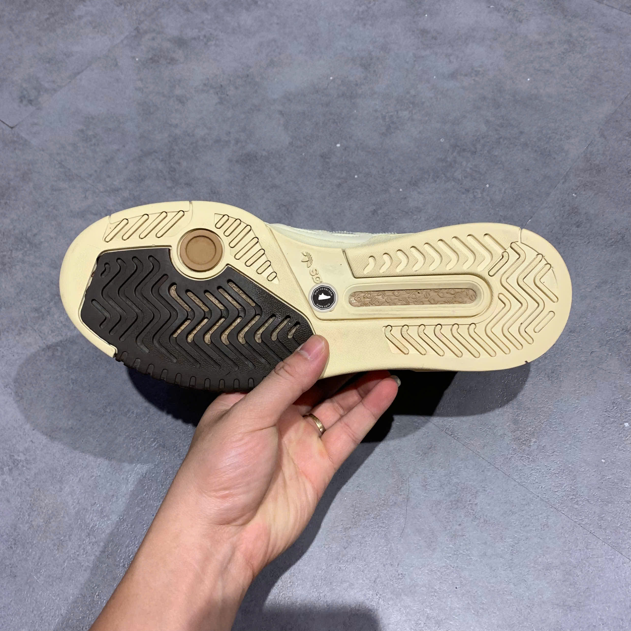 ADIDAS DROP STEP LOW “CREAM / BROWN” HO3684 SIZE 41⅓ GIÀY 2HAND CHÍNH HÃNG PVN20037