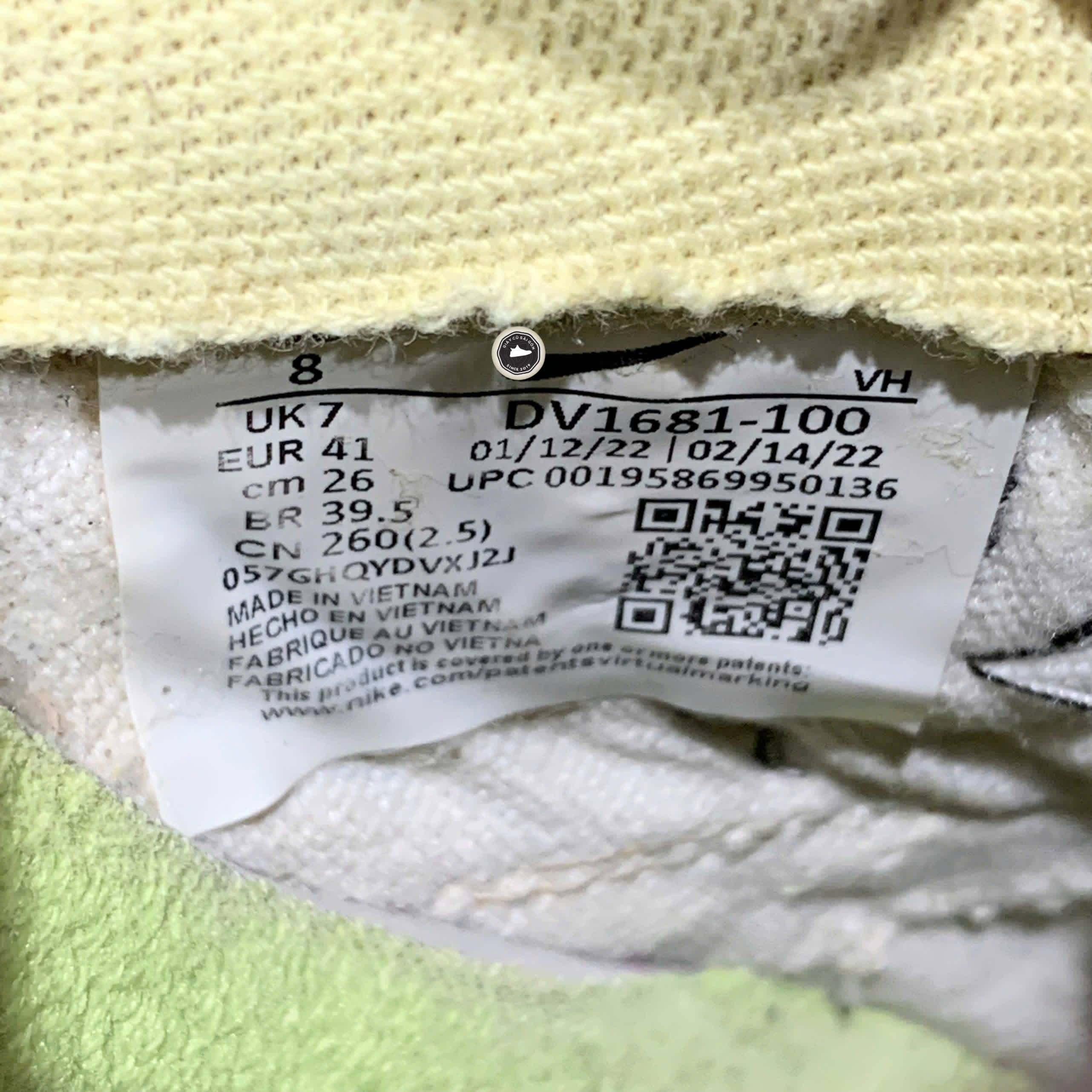 NIKE DUNK LOW “SUN CLUB” DV1681-100 SIZE 41 GIÀY 2HAND CHÍNH HÃNG PVN19952