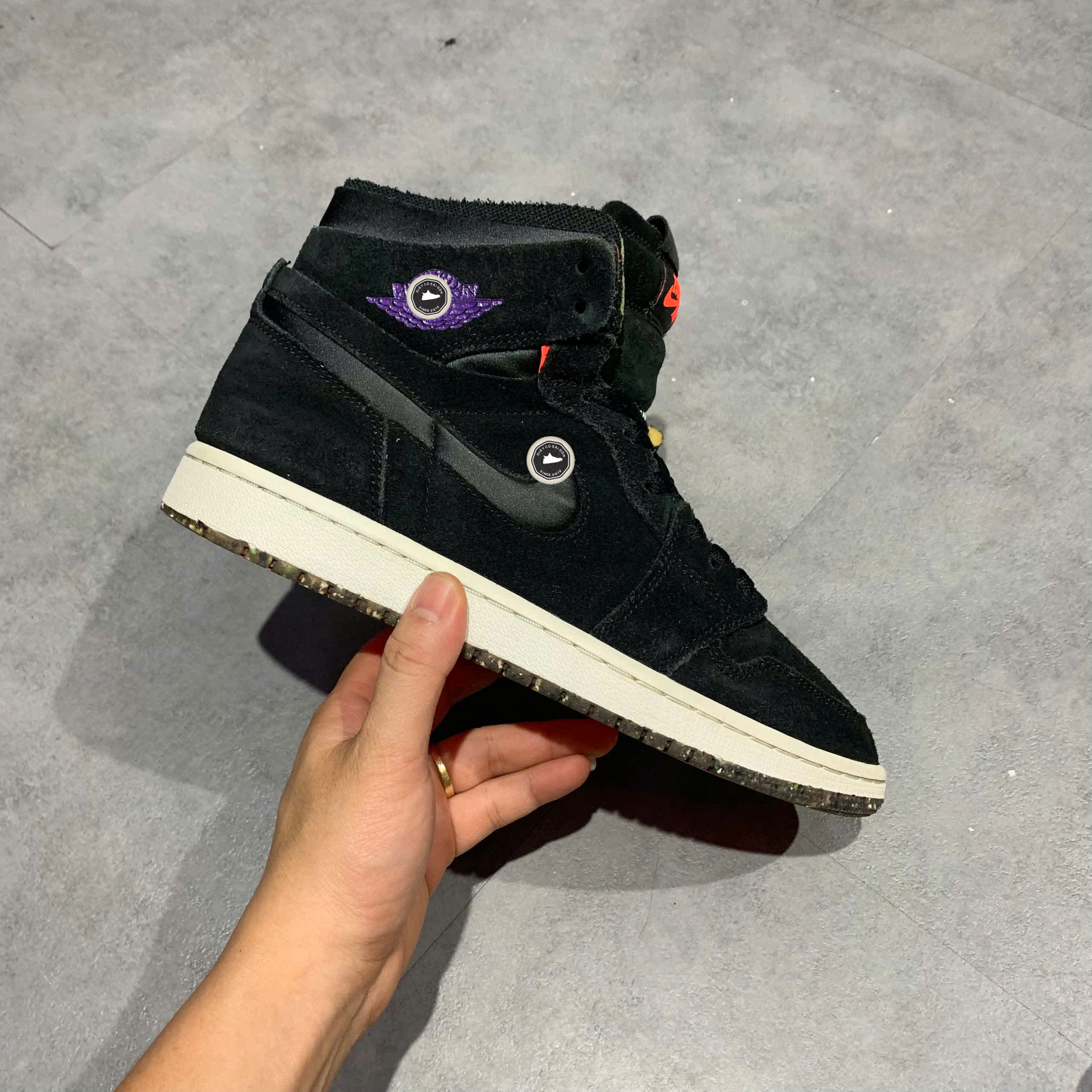 AIR JORDAN 1 HIGH ZOOM “COURT PURPLE / BLACK” CT0978-005 SIZE 41 GIÀY 2HAND CHÍNH HÃNG PVN20088