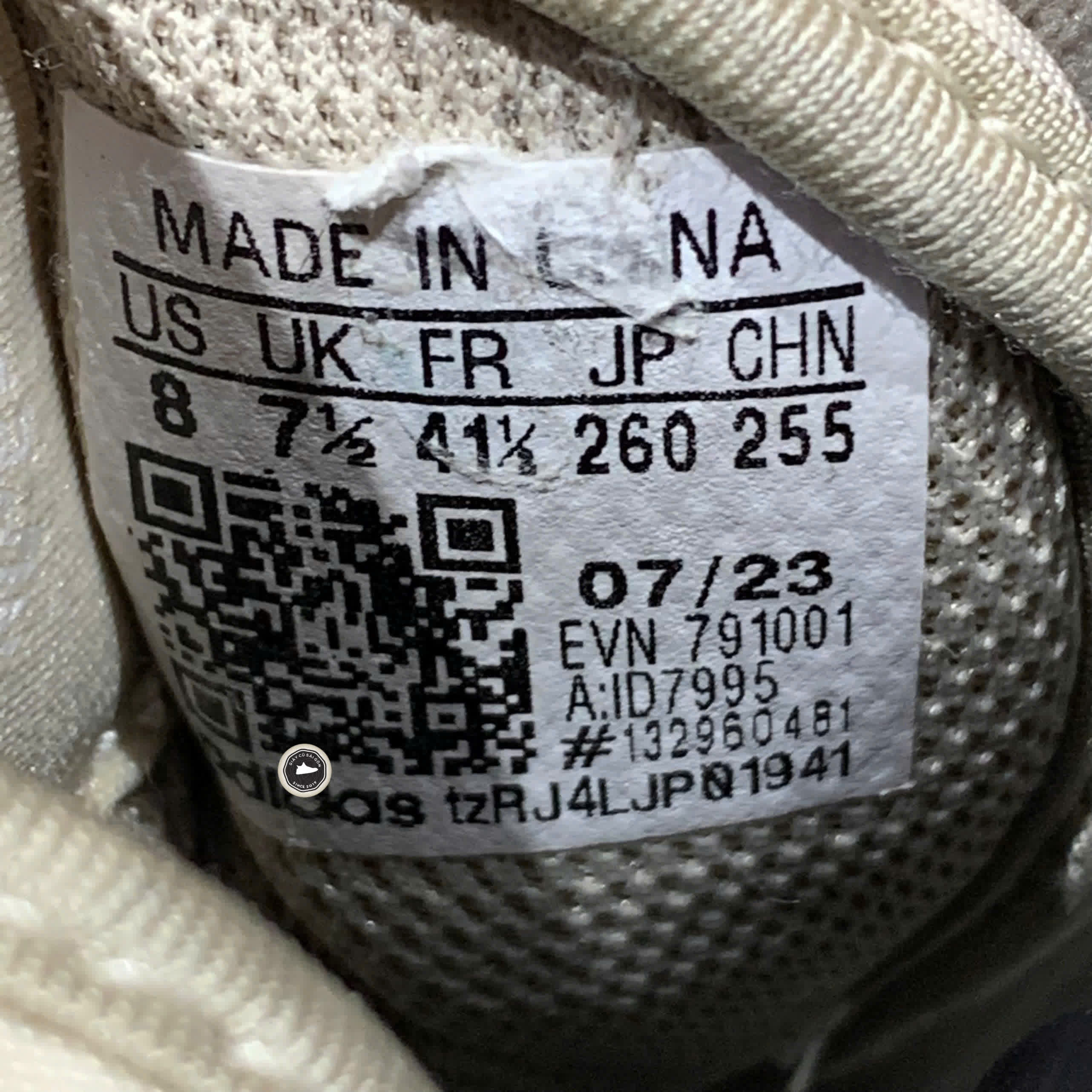 ADIDAS FORUM LOW CL “BEIGE” ID7995 SIZE 41 ⅓ GIÀY 2HAND CHÍNH HÃNG PVN19935