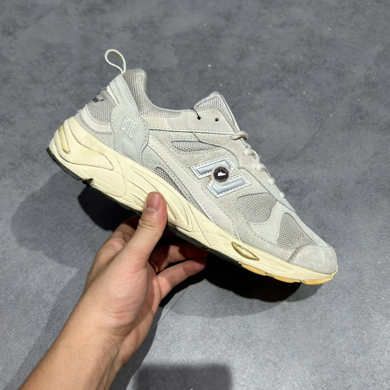 NEW BALANCE 878 ‘LIGHT GREY’ CM878MA1 SIZE 40.5 GIÀY 2HAND CHÍNH HÃNG PVN20338