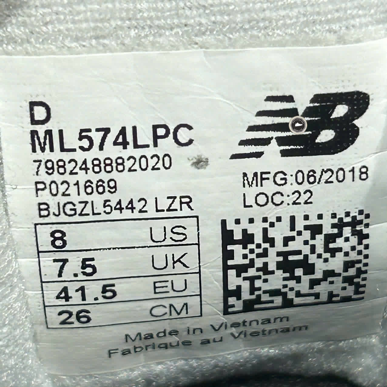 New Balance 574 ‘Grey’ – ML574LPC SIZE 41.5 Giày 2hand chính hãng PVN20364