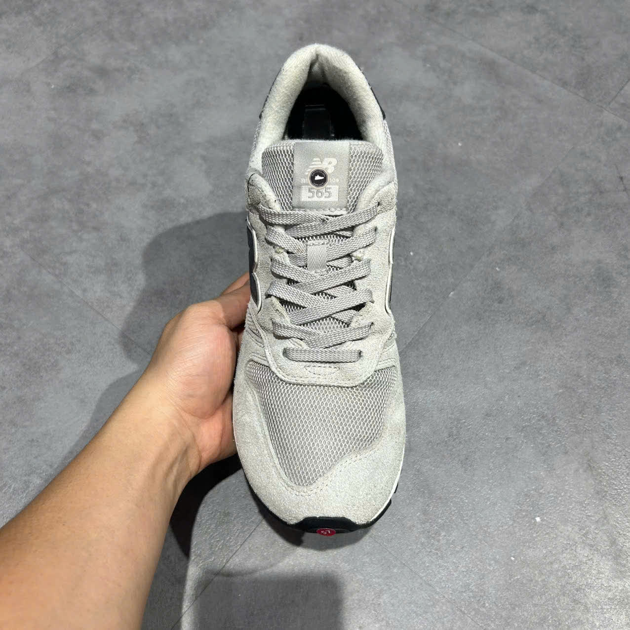 NEW BALANCE 565 'CLOUD GREY' ML565CLG SIZE 42 GIÀY 2HAND CHÍNH