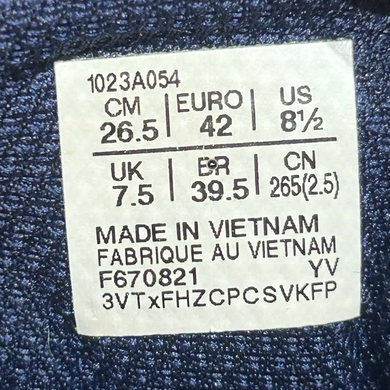 ASICS GEL-170 TR ‘WHITE / NAVY’ 1023A054 SIZE 42 GIÀY 2HAND CHÍNH HÃNG PVN20296